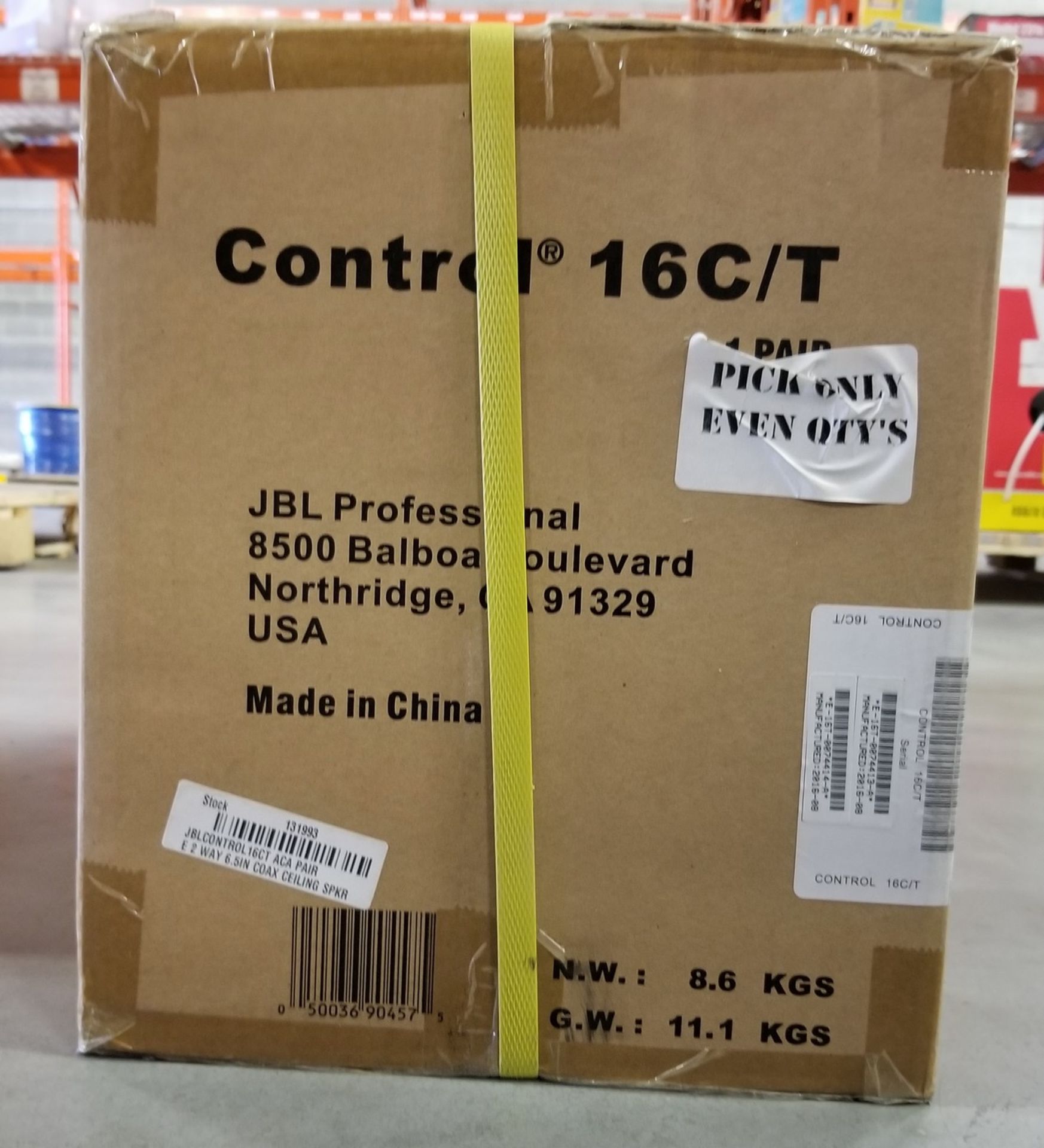 JBL, CONTROL 16C/T LOUDSPEAKERS, PAIR - (BNIB) MSRP $399 USD - Image 2 of 3