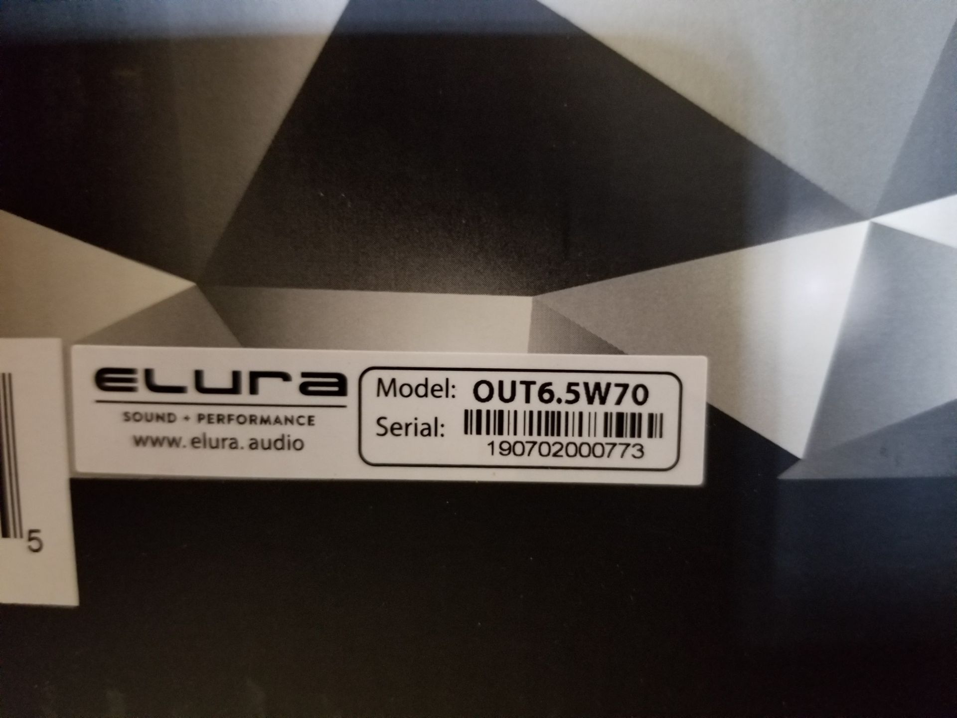 ELURA, OUT6.5W70 OUTDOOR SPEAKERS, PAIR - (BNIB) MSRP $479 USD - Image 3 of 3