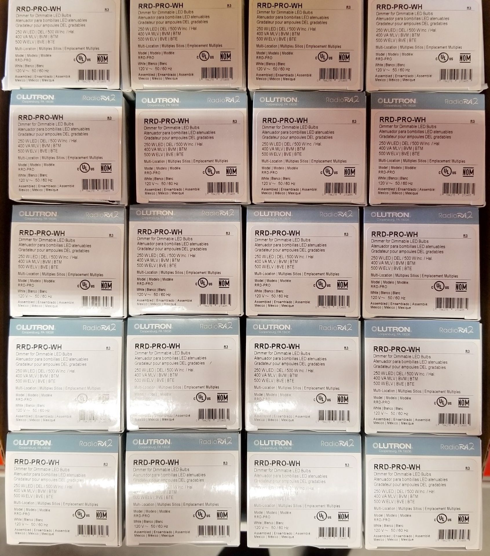 LUTRON, RRD-PRO-WH DIMMER - (BNIB) MSRP $217 EA - Image 2 of 2