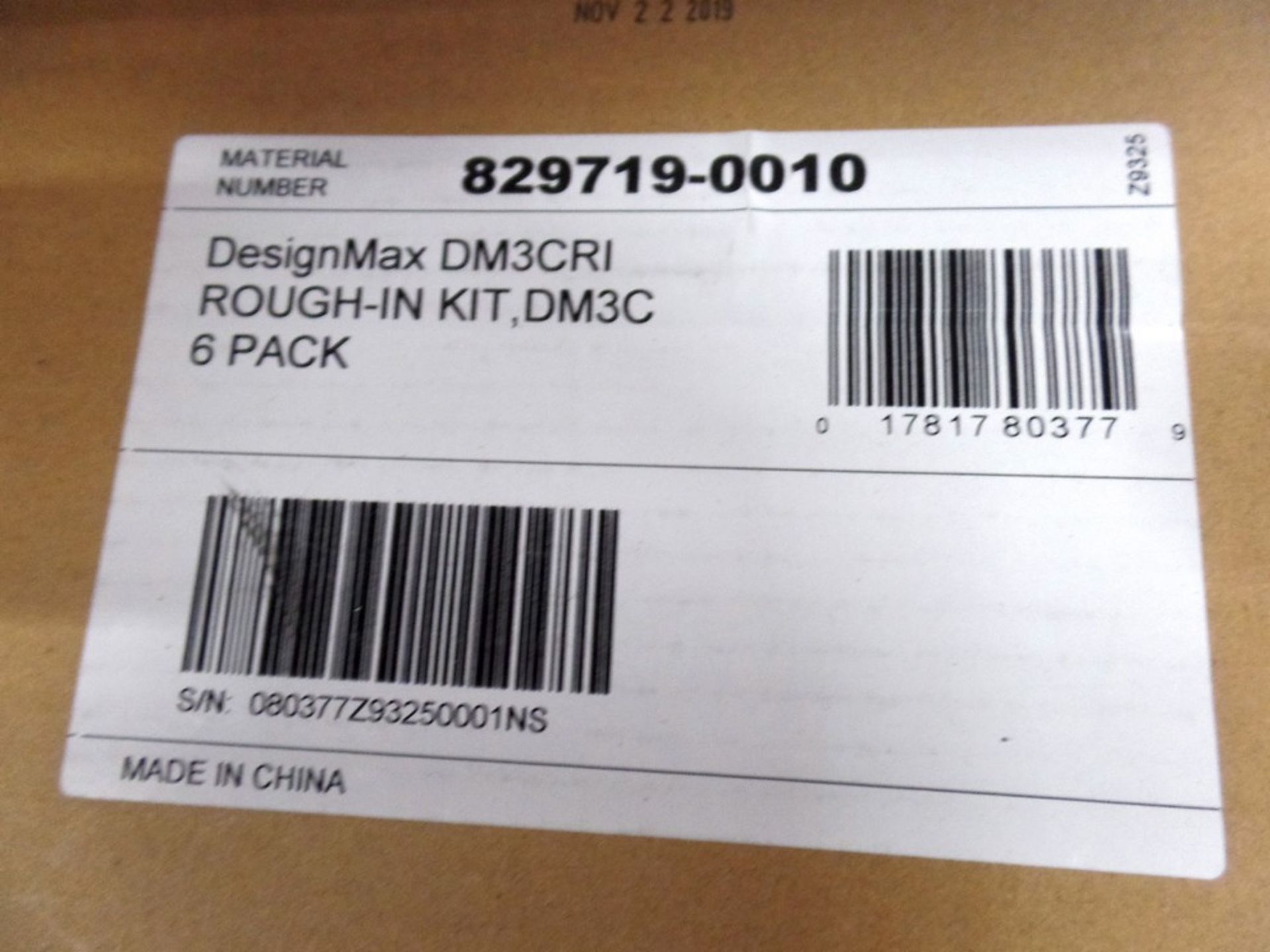 LOT - (2) BOSE, DESIGMAX ROUGH-IN KIT, 6 PACK (BNIB) - Image 2 of 3