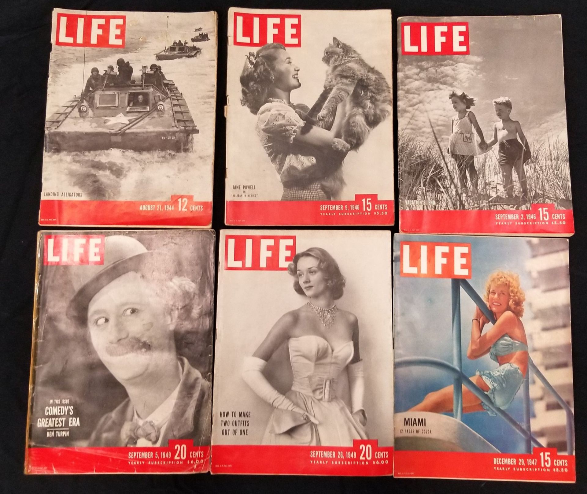 VINTAGE TIME MAGAZINES - APPROX 160 ISSUES - YEARS INDICATED IN PHOTOS - 1944, 1946, 1947, 1949 - Image 2 of 6