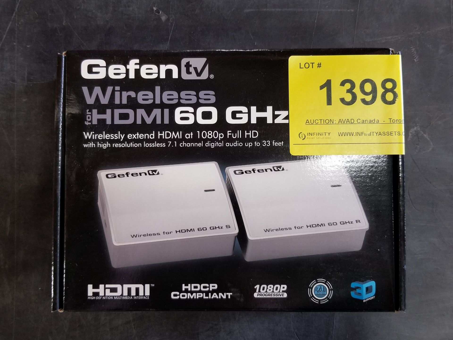 GEFEN, GTVWHD60G, WIRELESS FOR HDMI - (BNIB) MSRP $499 USD