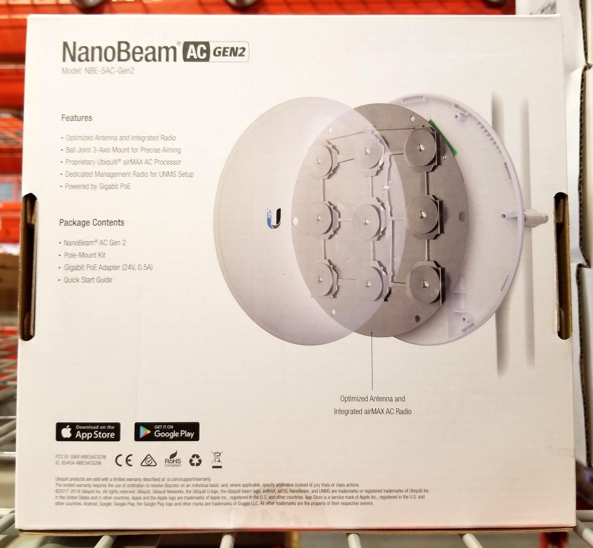 NANO BEAM, AC GEN2 - (BNIB) MSRP $200 CAD - Image 2 of 3