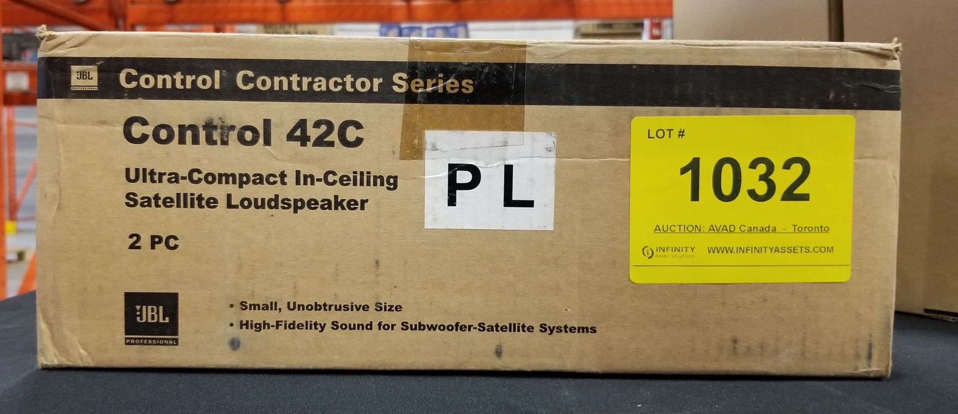 JBL, CONTROL 42C SATELLITE LOUDSPEAKER - (BNIB) MSRP $135 USD