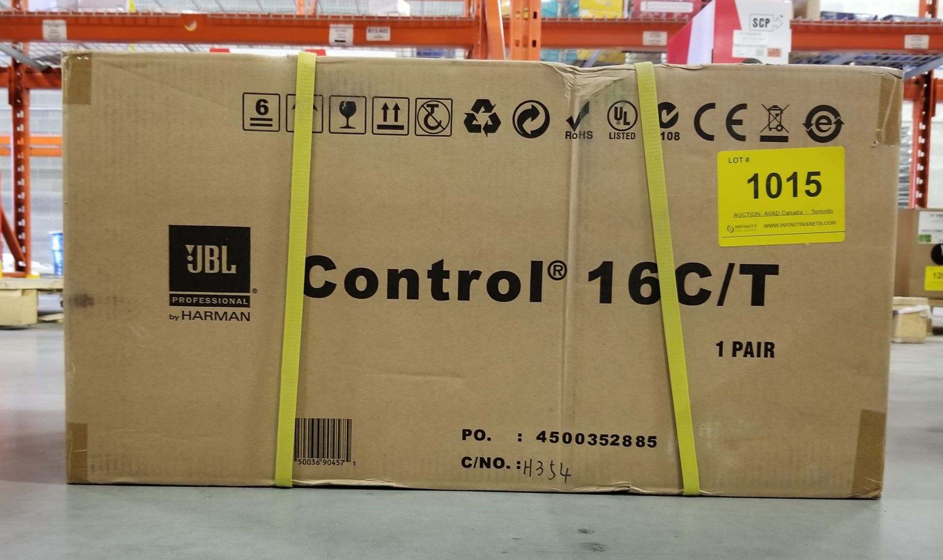 JBL, CONTROL 16C/T LOUDSPEAKERS, PAIR - (BNIB) MSRP $399 USD