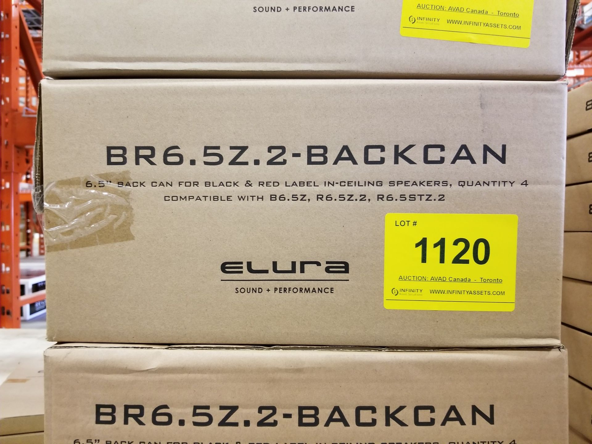 (4) ELURA, BR6.5Z.2-BACKCAN - (BNIB) MSRP $249 USD