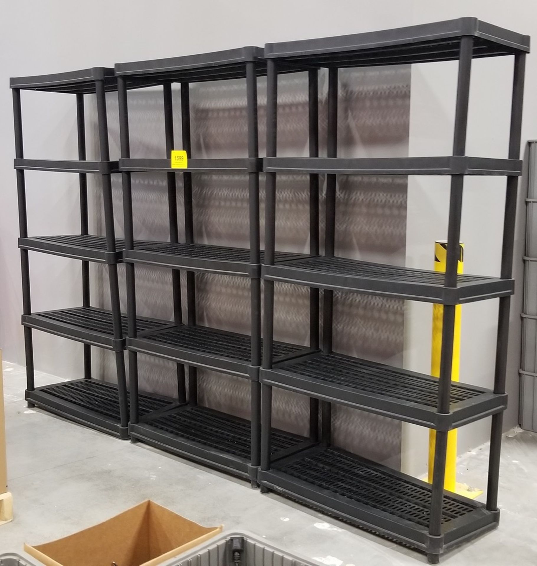 LOT - PLASTIC SHELVING UNITS - Image 2 of 2