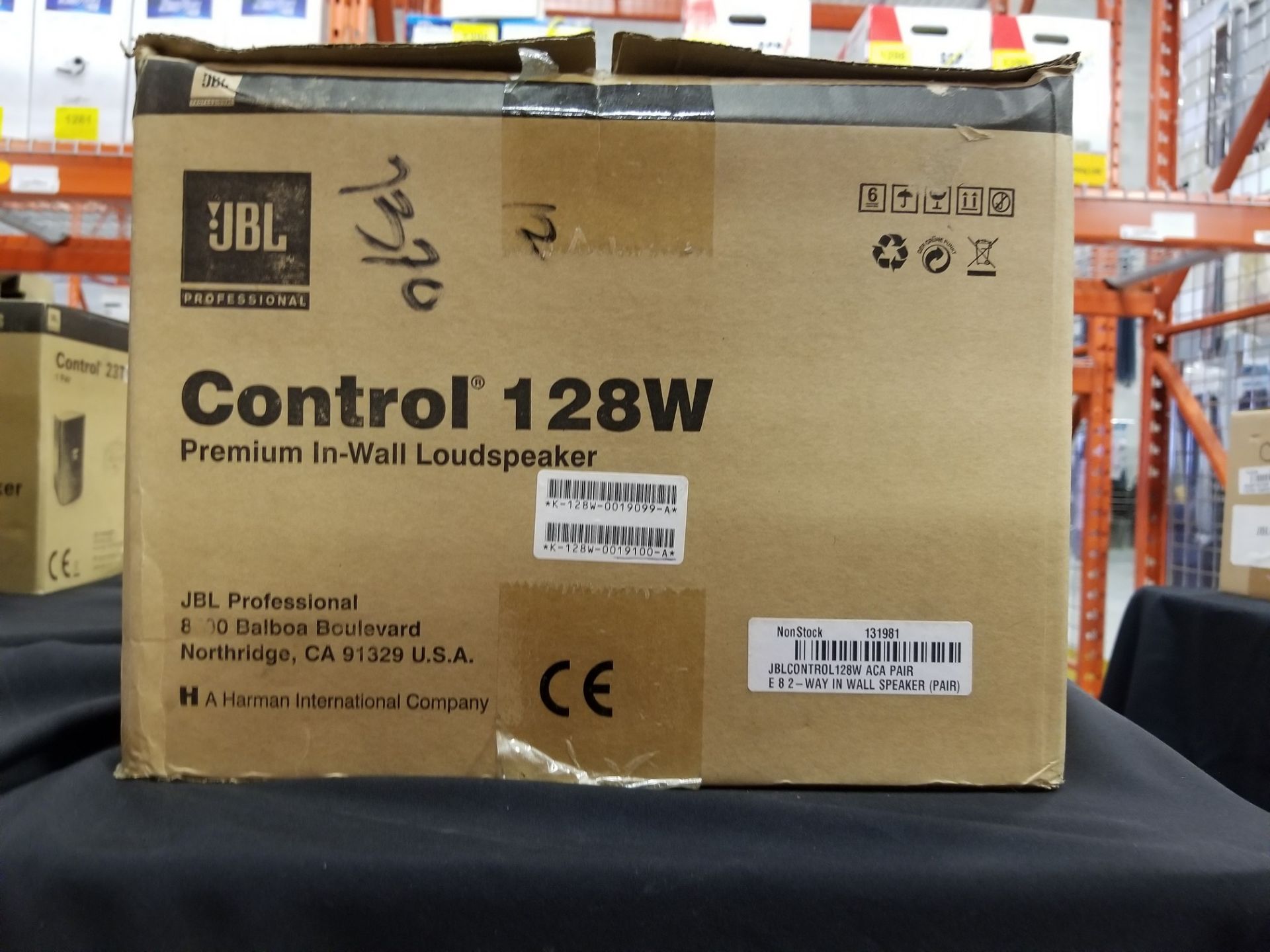 JBL, CONTROL 128W PREMIUM IN-WALL LOUDSPEAKER - (NOB) MSRP $550 USD - Image 2 of 3