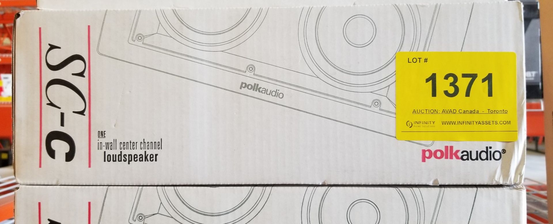 POLK AUDIO, SC-C IN-WALL LOUDSPEAKER - (BNIB)