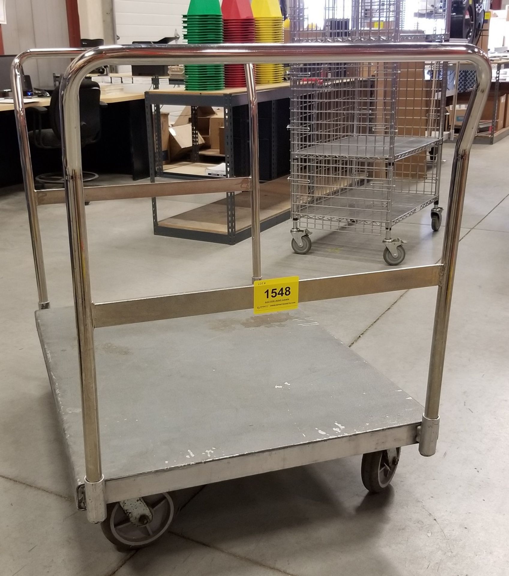 METAL WAREHOUSE CART - DELAYED DELIVERY AFTER JUNE 25
