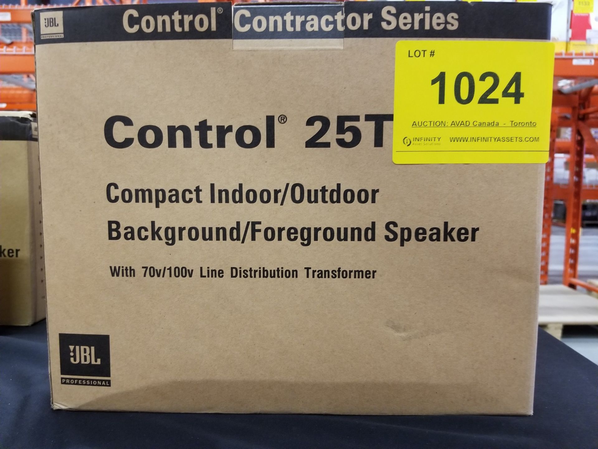 JBL, CONTROL 25T BACKGROUND/FOREGROUND SPEAKER, PAIR - (BNIB) MSRP $290 USD
