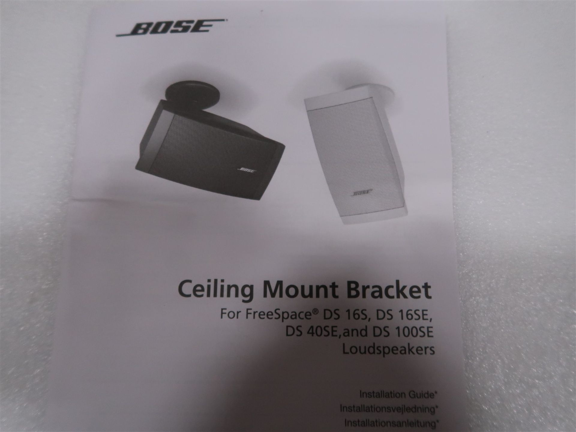 BOSE FREE SPACE DS LOUD SPEAKER CEILING MOUNT BRACKET BLACK (BNIB) - Image 3 of 3