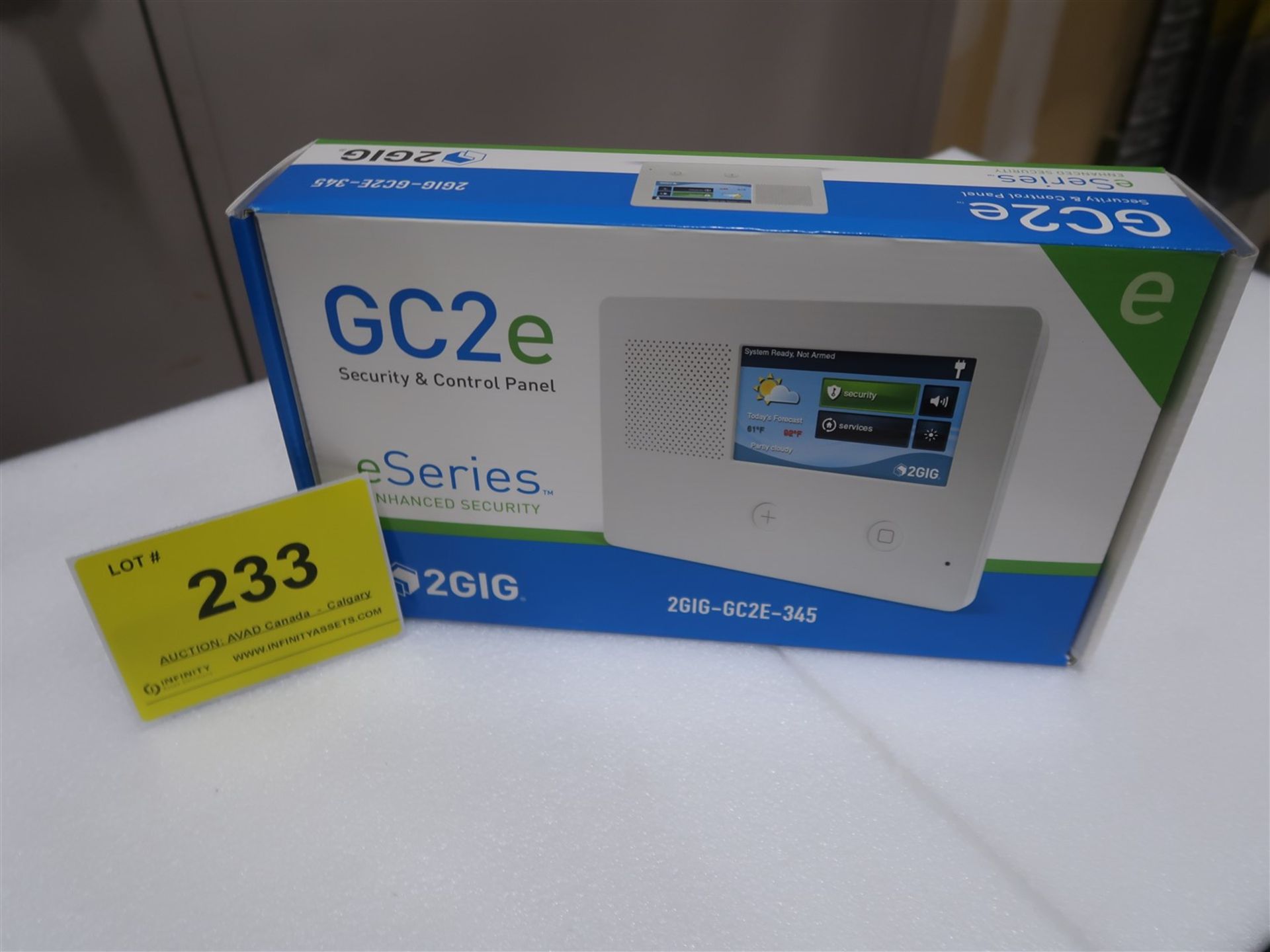 2 GIG GC2E-345 SECURITY CONTROL PANEL