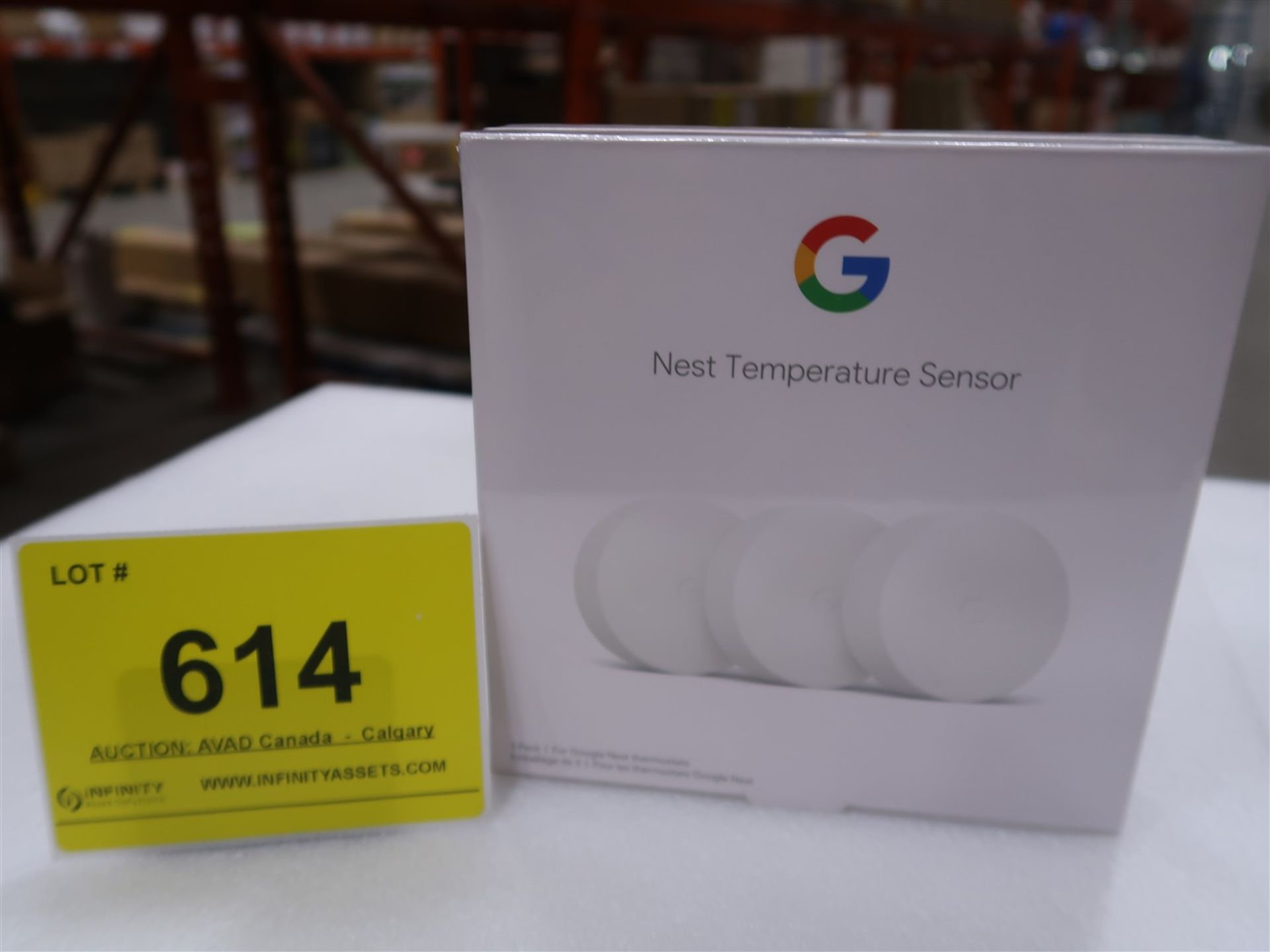 GOOGLE NEST WIFI TEMPERATURE SENSOR 3 PACK, (BNIB)