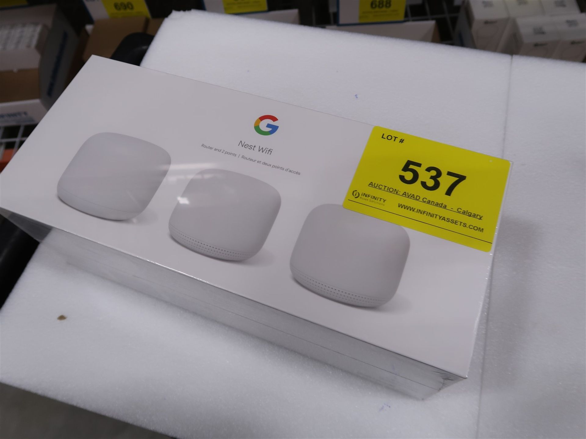 GOOGLE NEST WIFI ROUTER AND 2 POINTS (BNIB) - Image 5 of 6