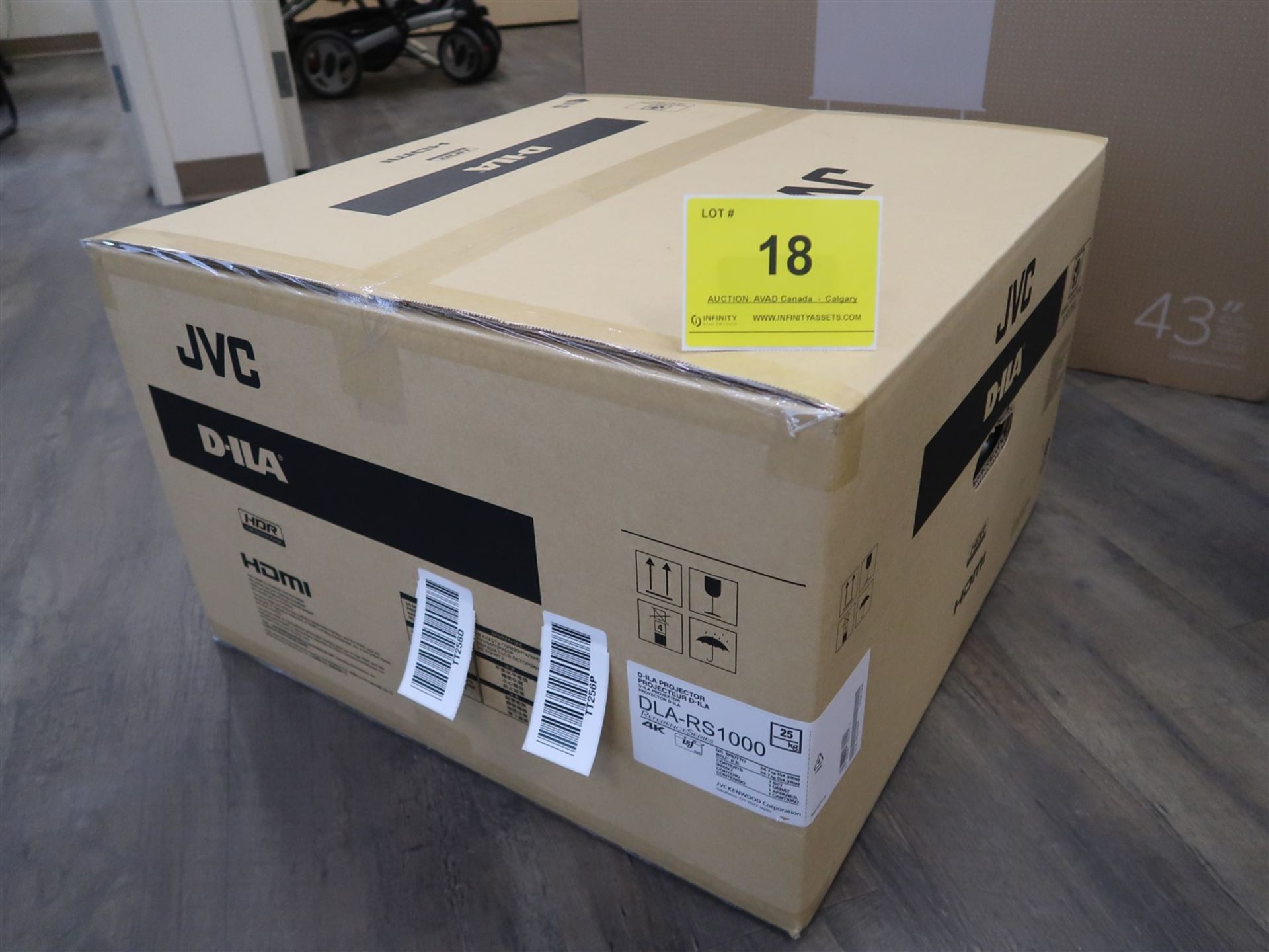 JVC D-ILA, PROJECTOR, MOD. DLA-RS1000, HDMI, HDR, 4K, (BNIB) MSRP $8000