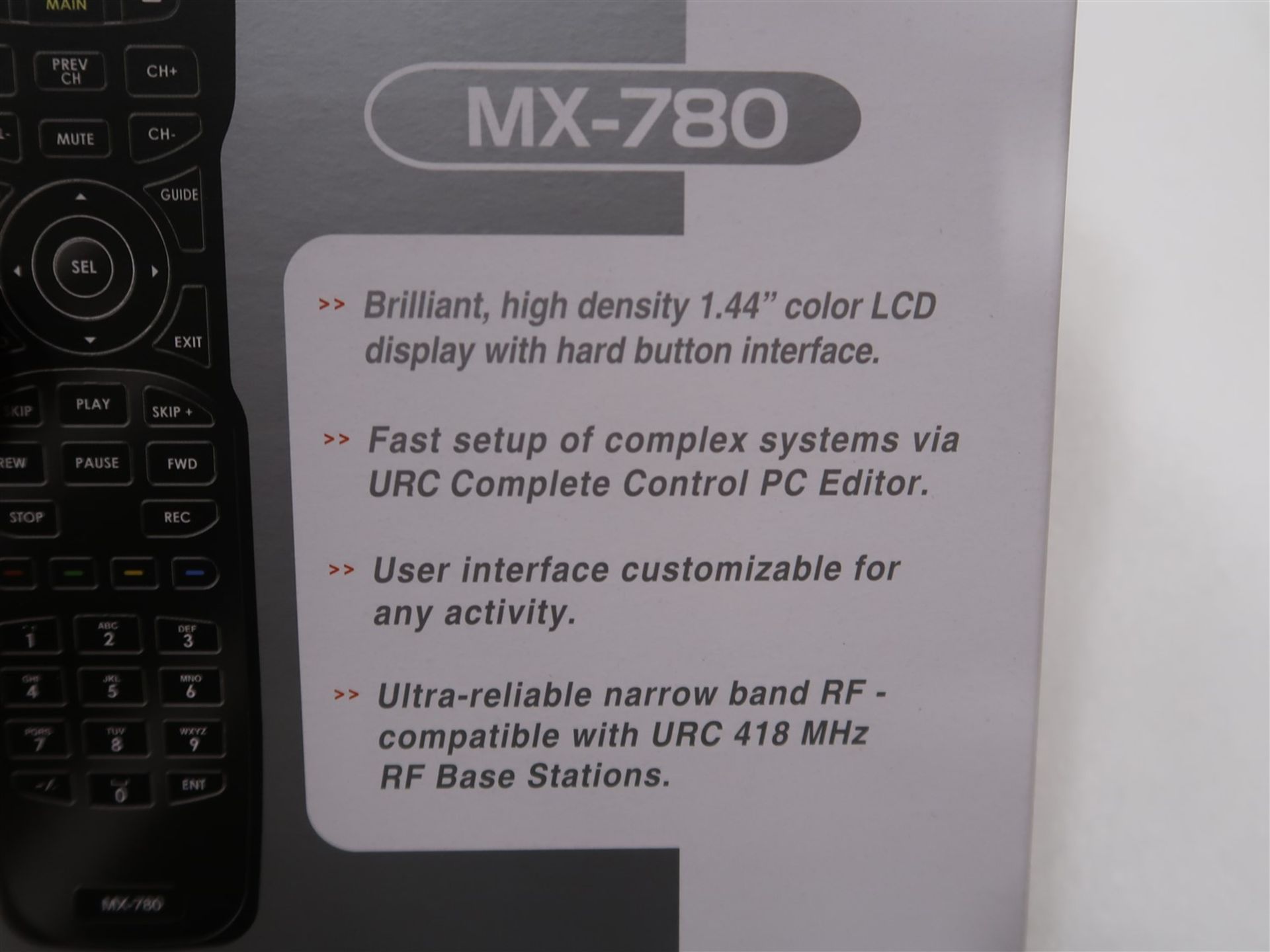 URC MX-780- REMOTE CONTROL, (BNIB) - Image 2 of 2