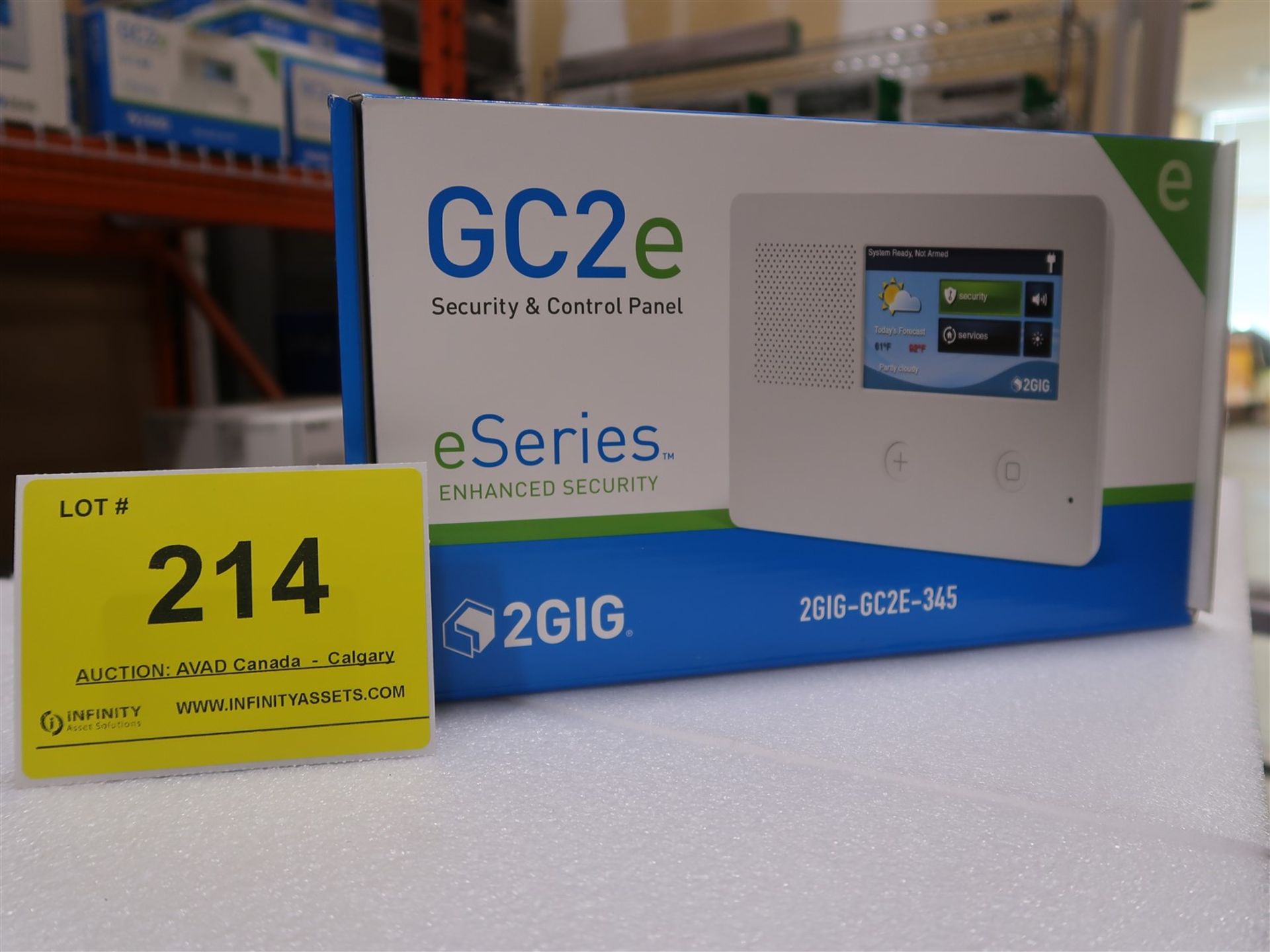 2 GIG GC2E-345 SECURITY CONTROL PANEL