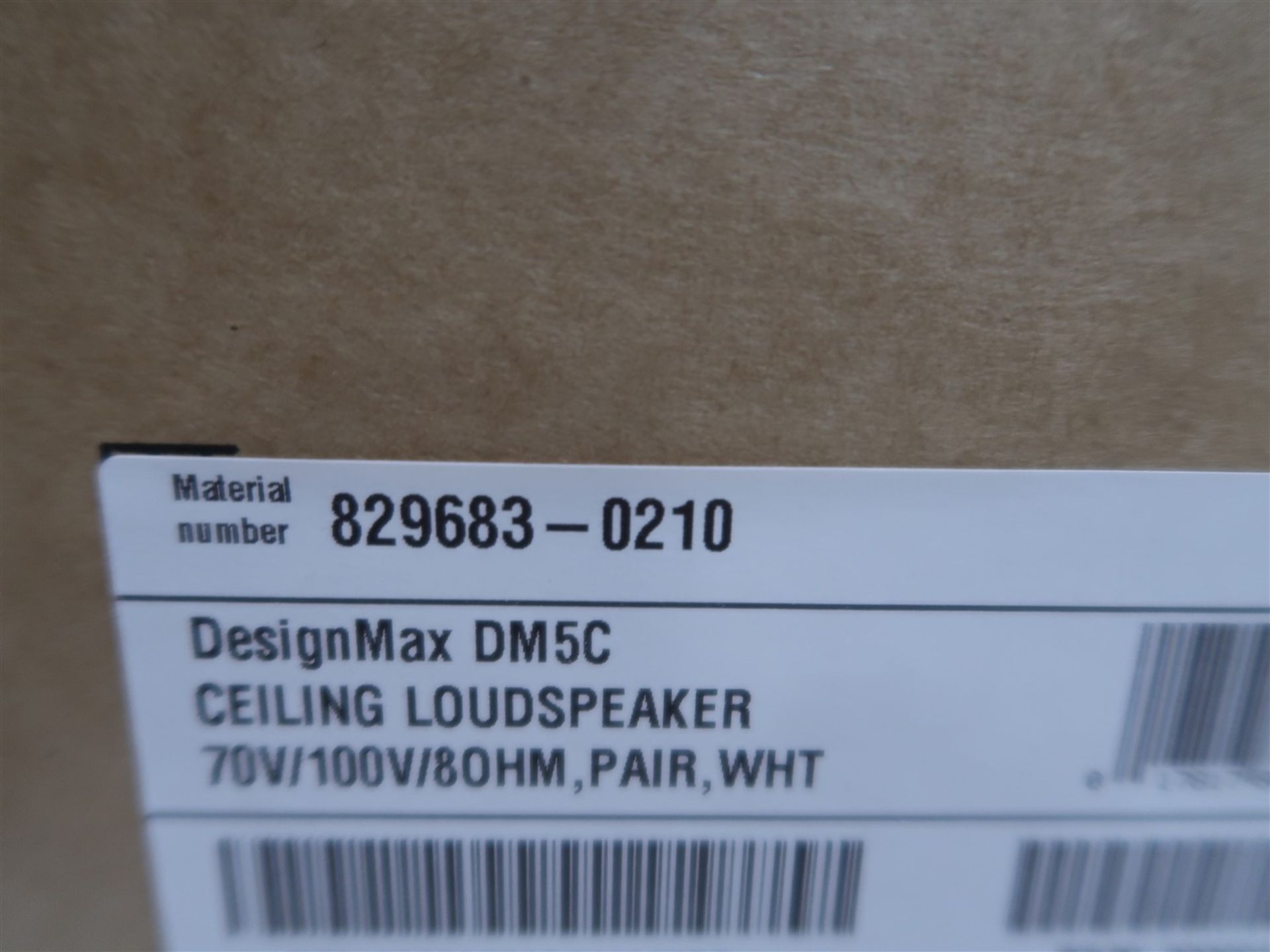 BOSE DESIGNMAX DM5SE SURFACE MOUNT PREMIUM LOUD SPEAKER, WHITE, PAIR, 70V/100V/80 4M, (BNIB) MSRP $ - Image 3 of 3