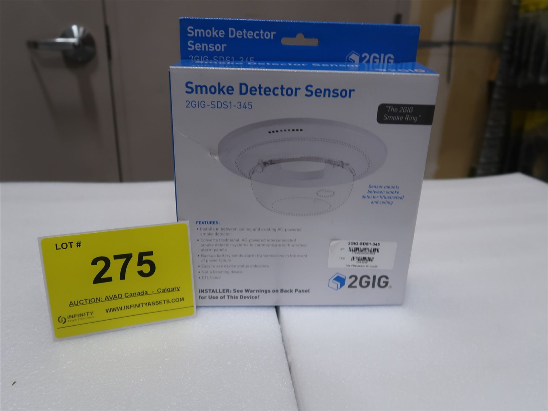 2 GIG SMOKE DETECTOR SENSOR SDS1-345 (BNIB)