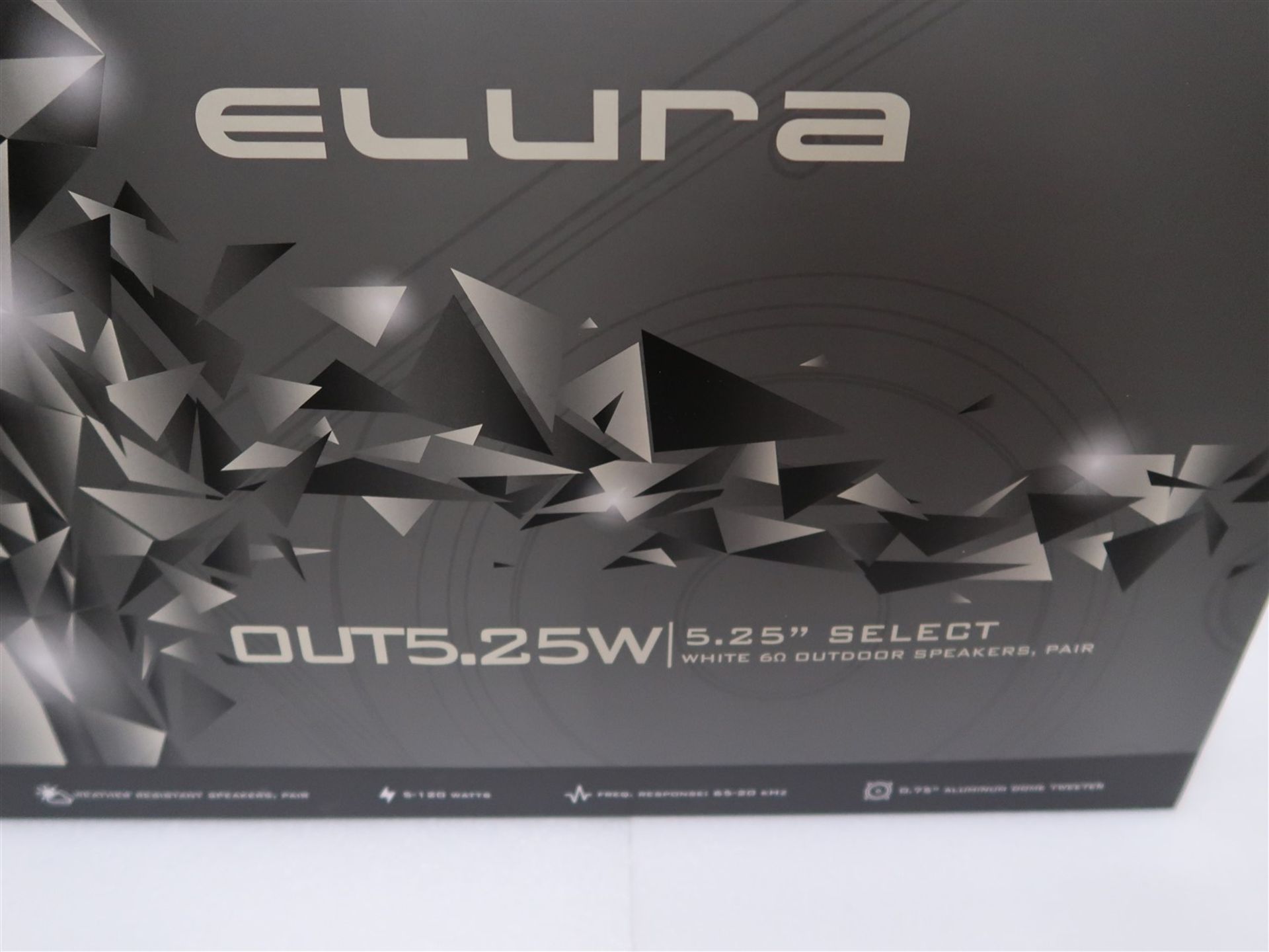 ELURA OUT 5.25W, 5.25 IN. SELECT, WHITE 6 OUTDOOR SPEAKERS, PAIR, (BNIB) - Image 2 of 4