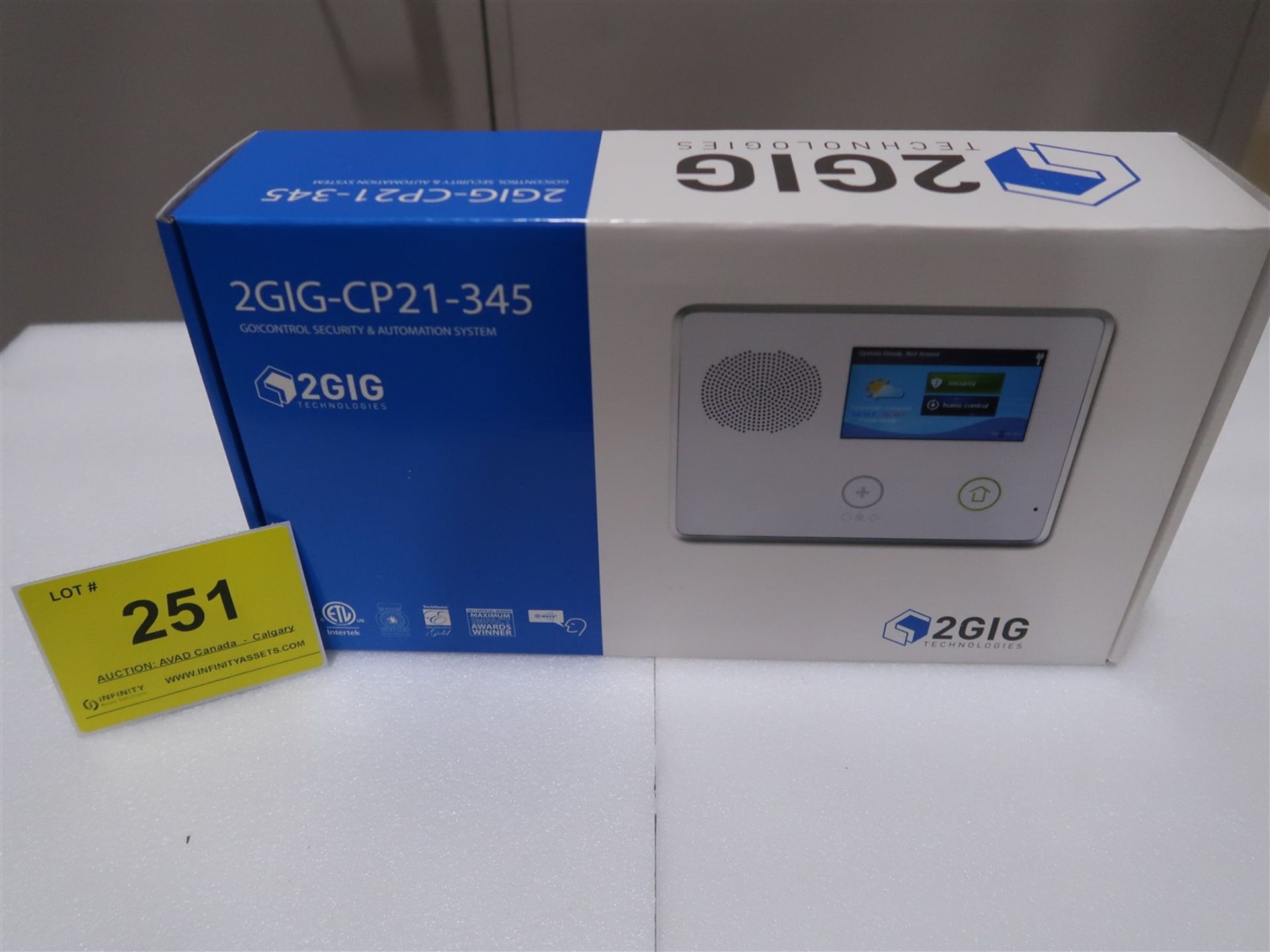 2 GIG HOME SECURITY PANEL CP21-345 (BNIB)