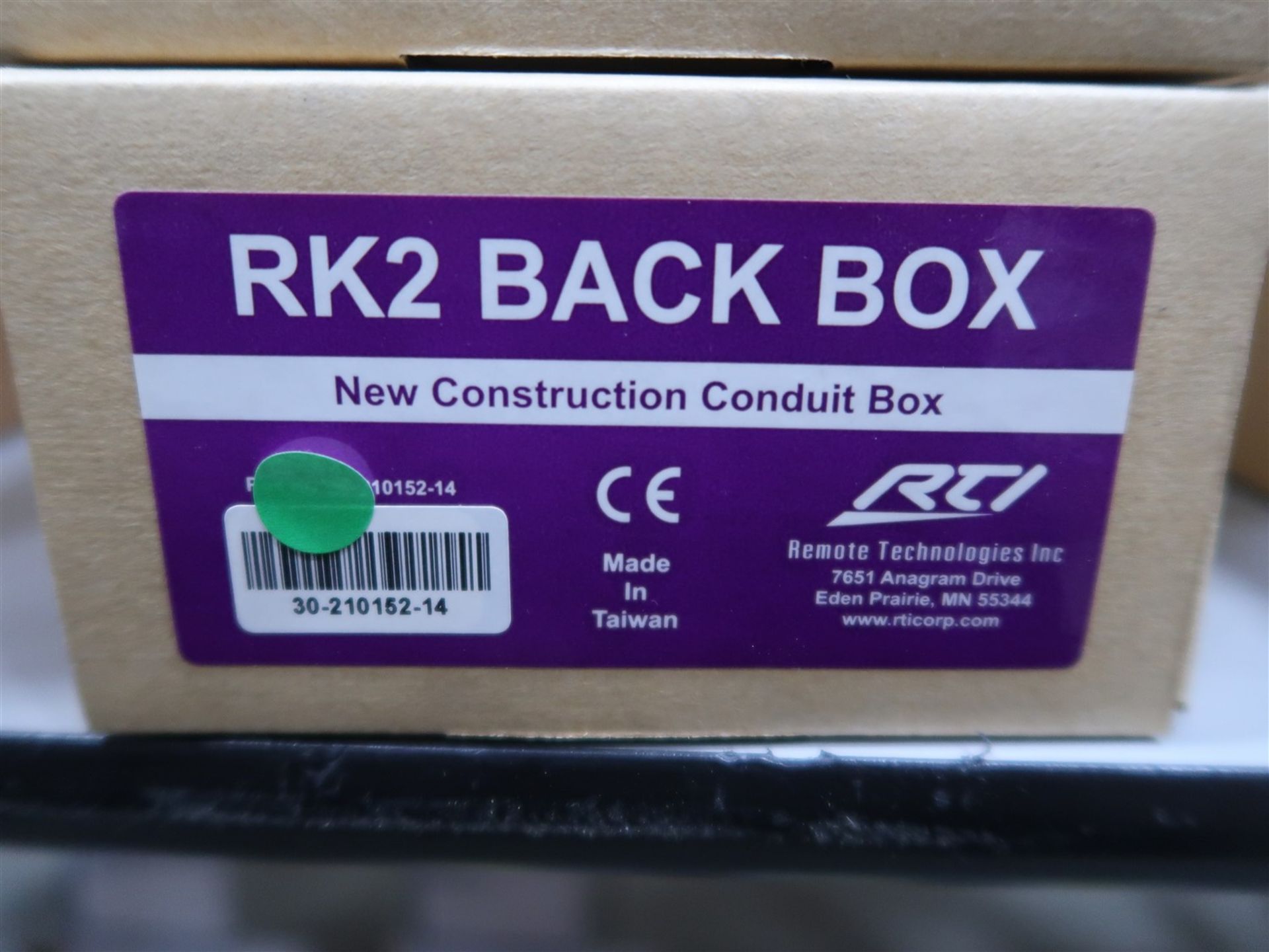 RTI RK2 BACK BOX NEW CONSTRUCTION CONDUIT BOX - Image 2 of 2