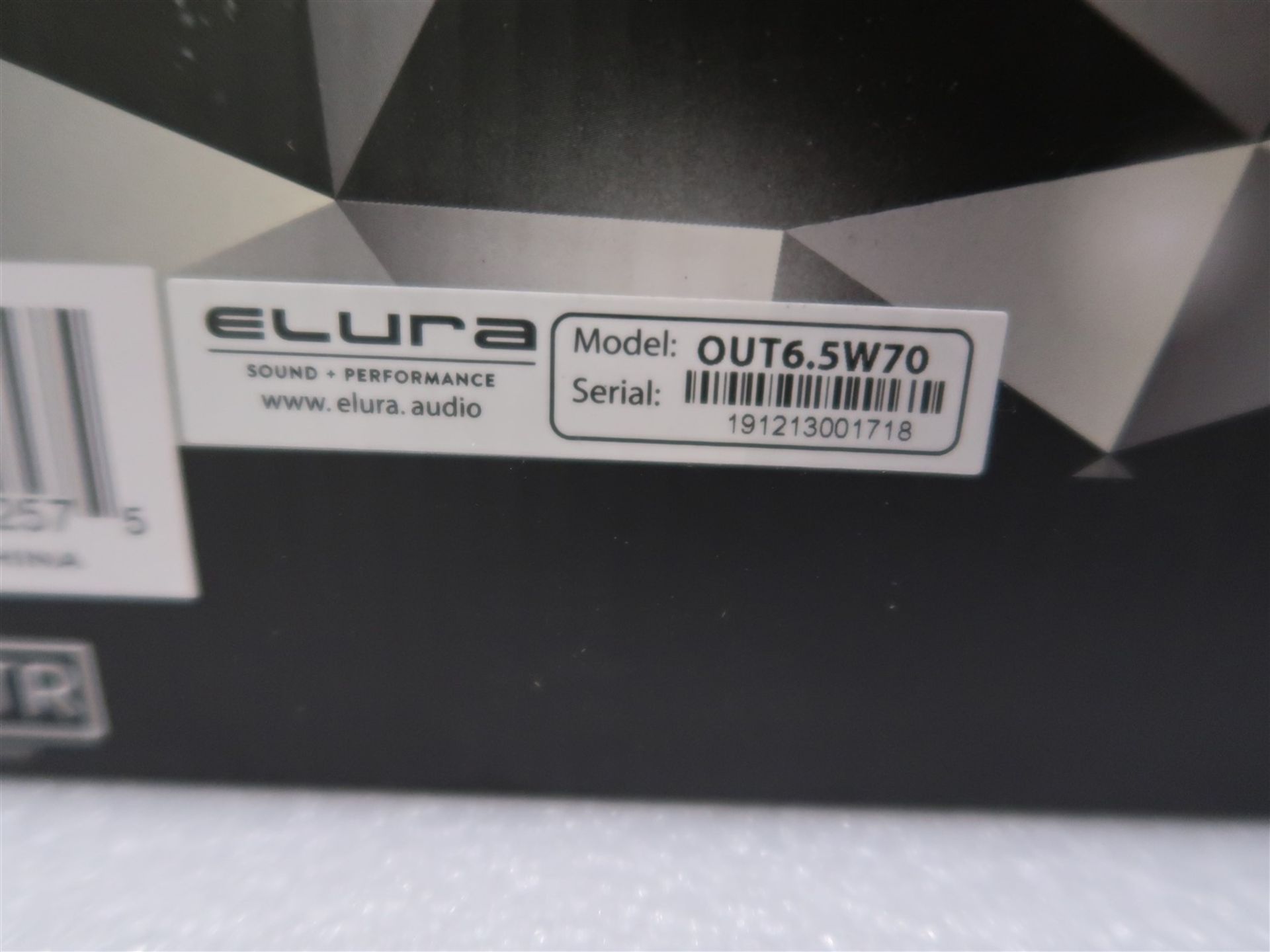 ELURA OUT 6.5B70, 6.5 IN. SELECT, BLACK 6/70 VOLT OUTDOOR SPEAKERS PAIR, (BNIB) - Image 4 of 4