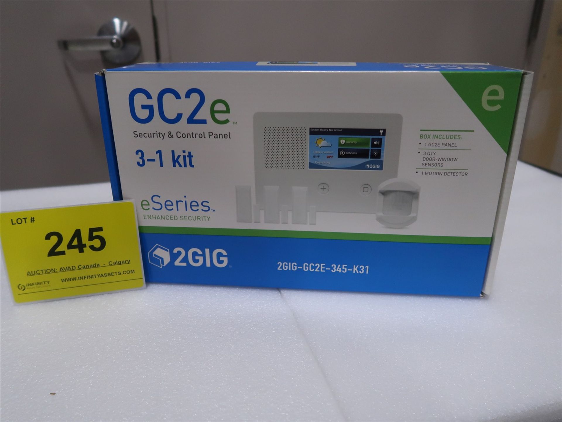 2 GIG GC2E-345-K31 HOME SECURITY SYSTEM 3-1 KIT (BNIB)