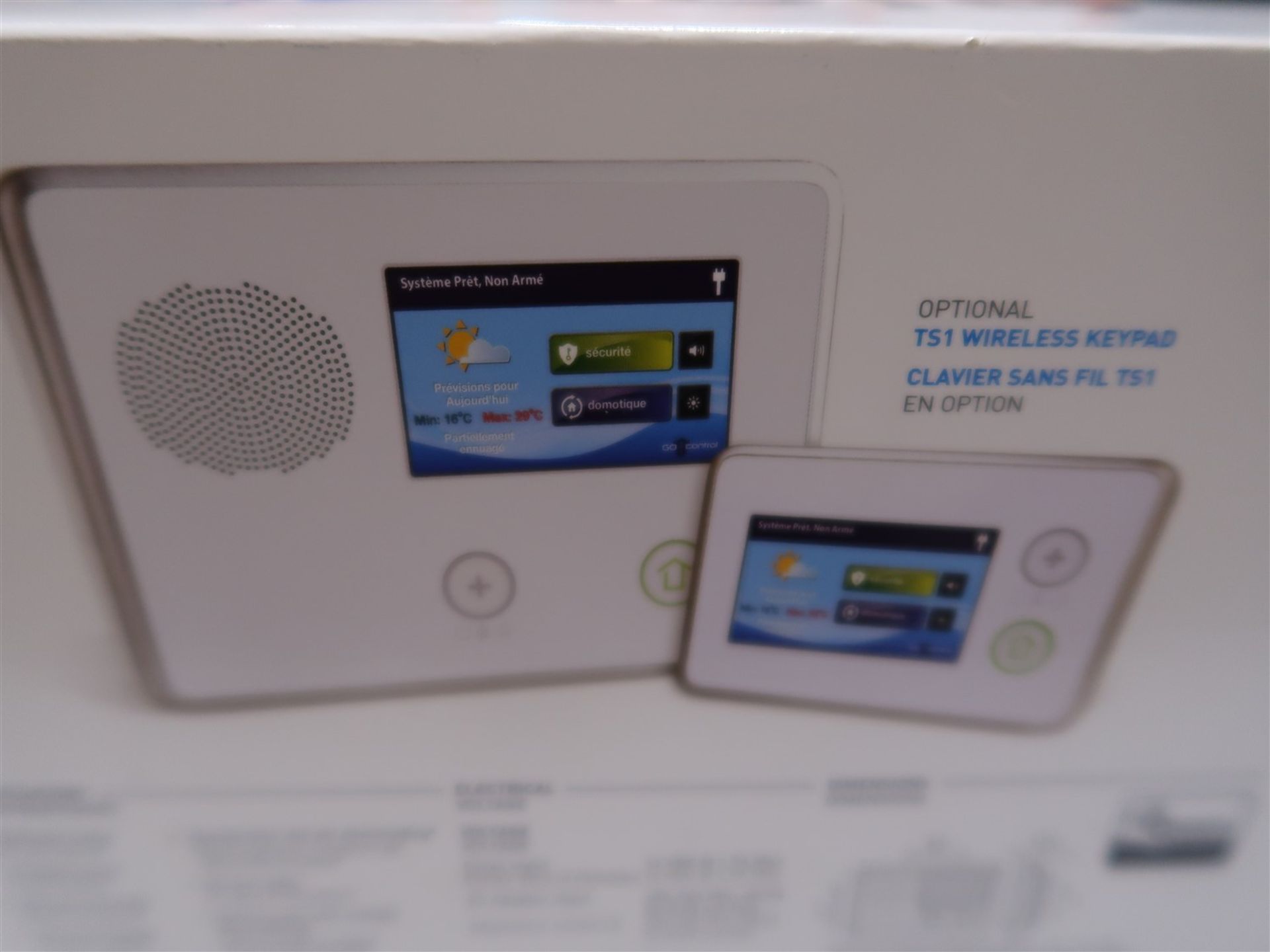 2 GIG HOME SECURITY PANEL CP21-345C FRENCH (BNIB) - Image 2 of 2