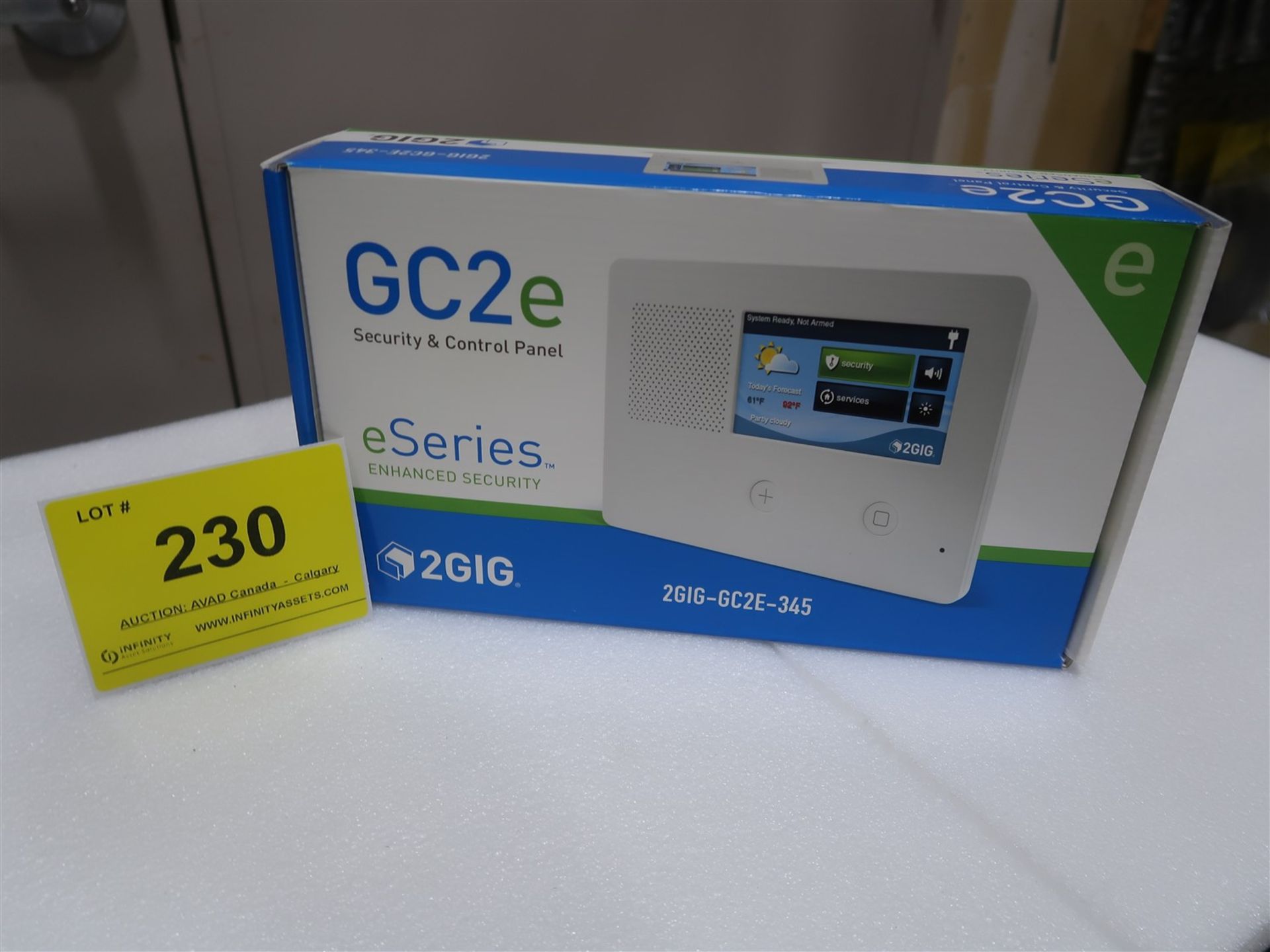 2 GIG GC2E-345 SECURITY CONTROL PANEL