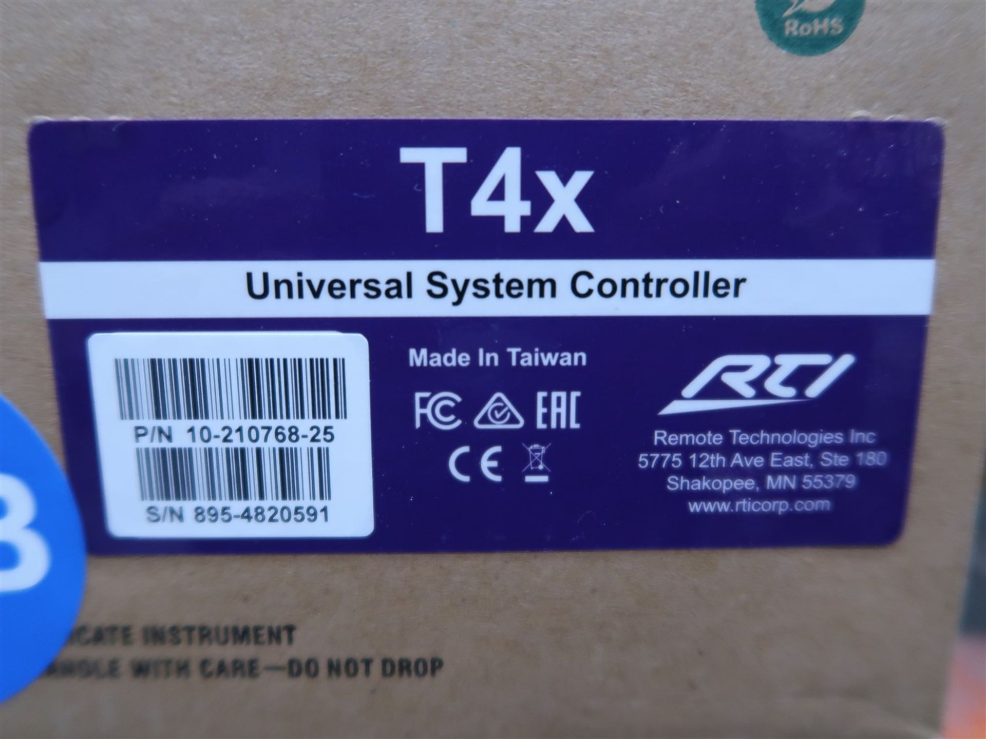 RTI T4X UNIVERSAL SYSTEM CONTROLLER, (BNIB) - Image 2 of 2