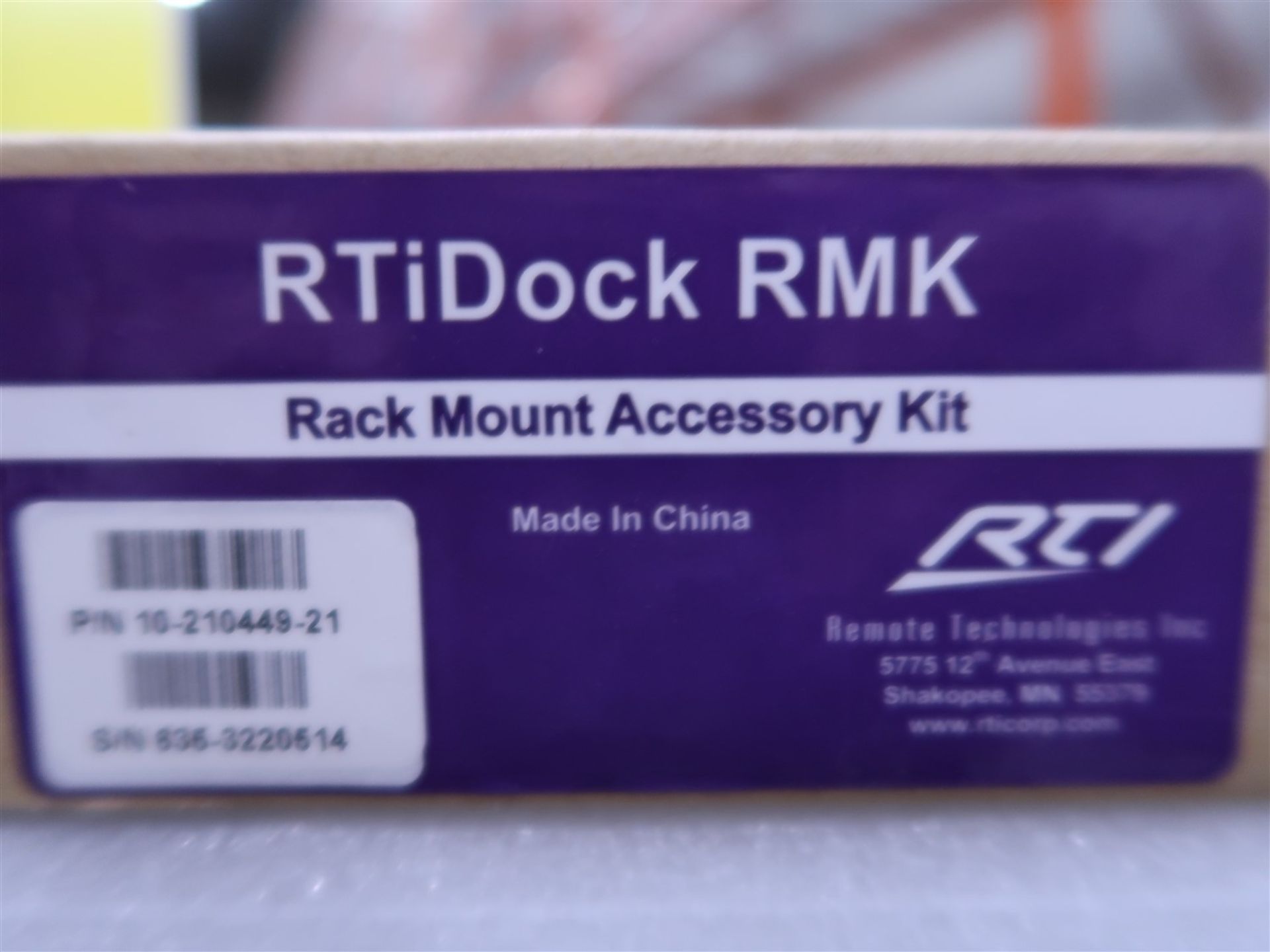 RTI DOCK RMK RACK MOUNT ACCESSORY KIT - Image 2 of 2