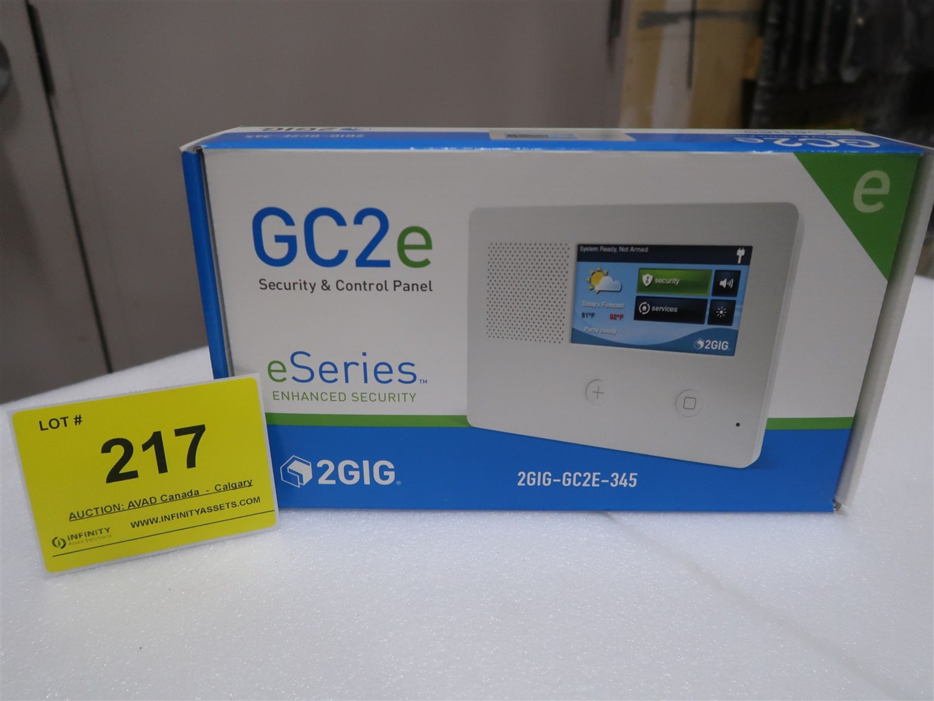 2 GIG GC2E-345 SECURITY CONTROL PANEL