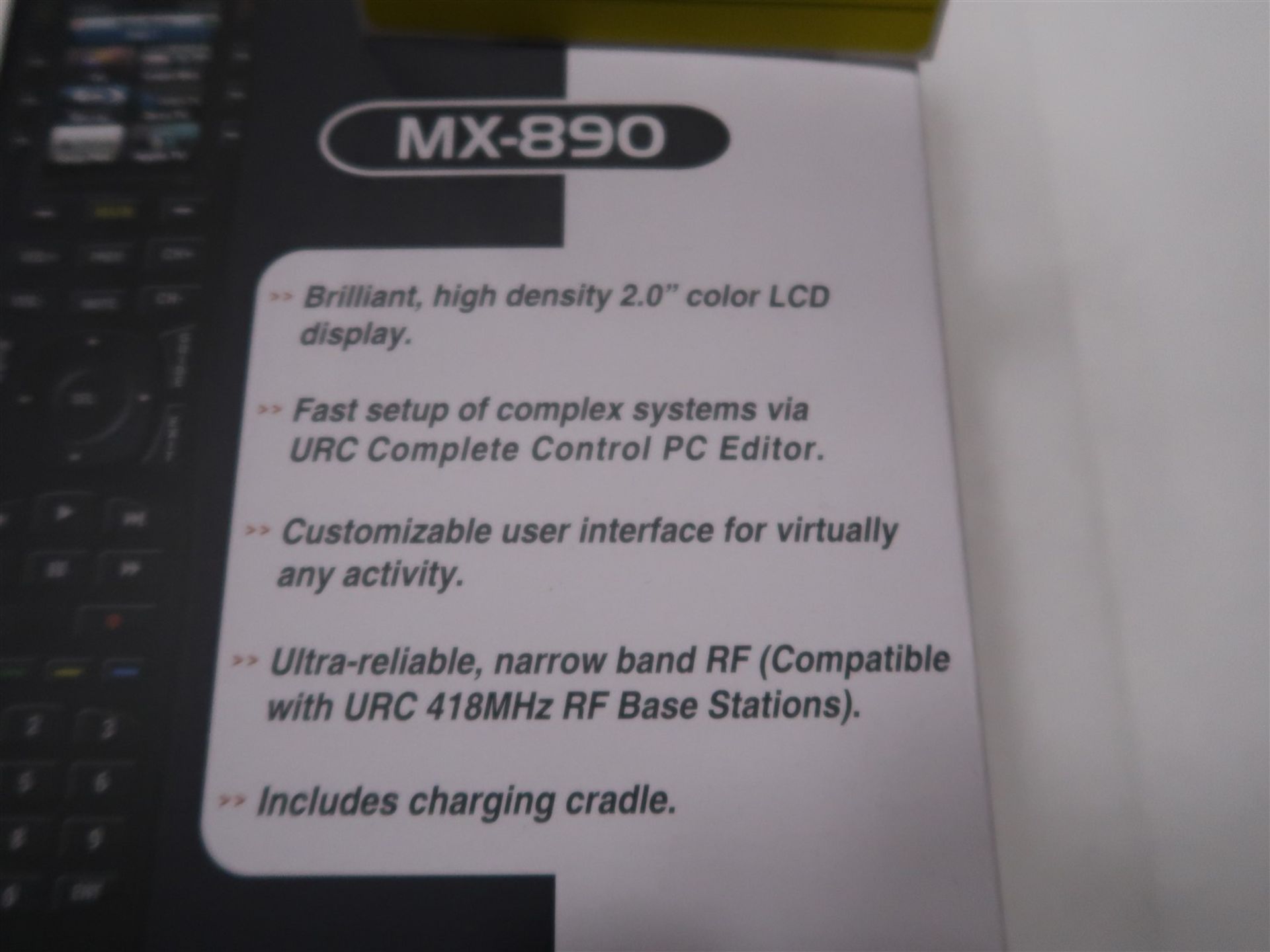 URC MX-890 REMOTE CONTROL, (BNIB) - Image 2 of 2