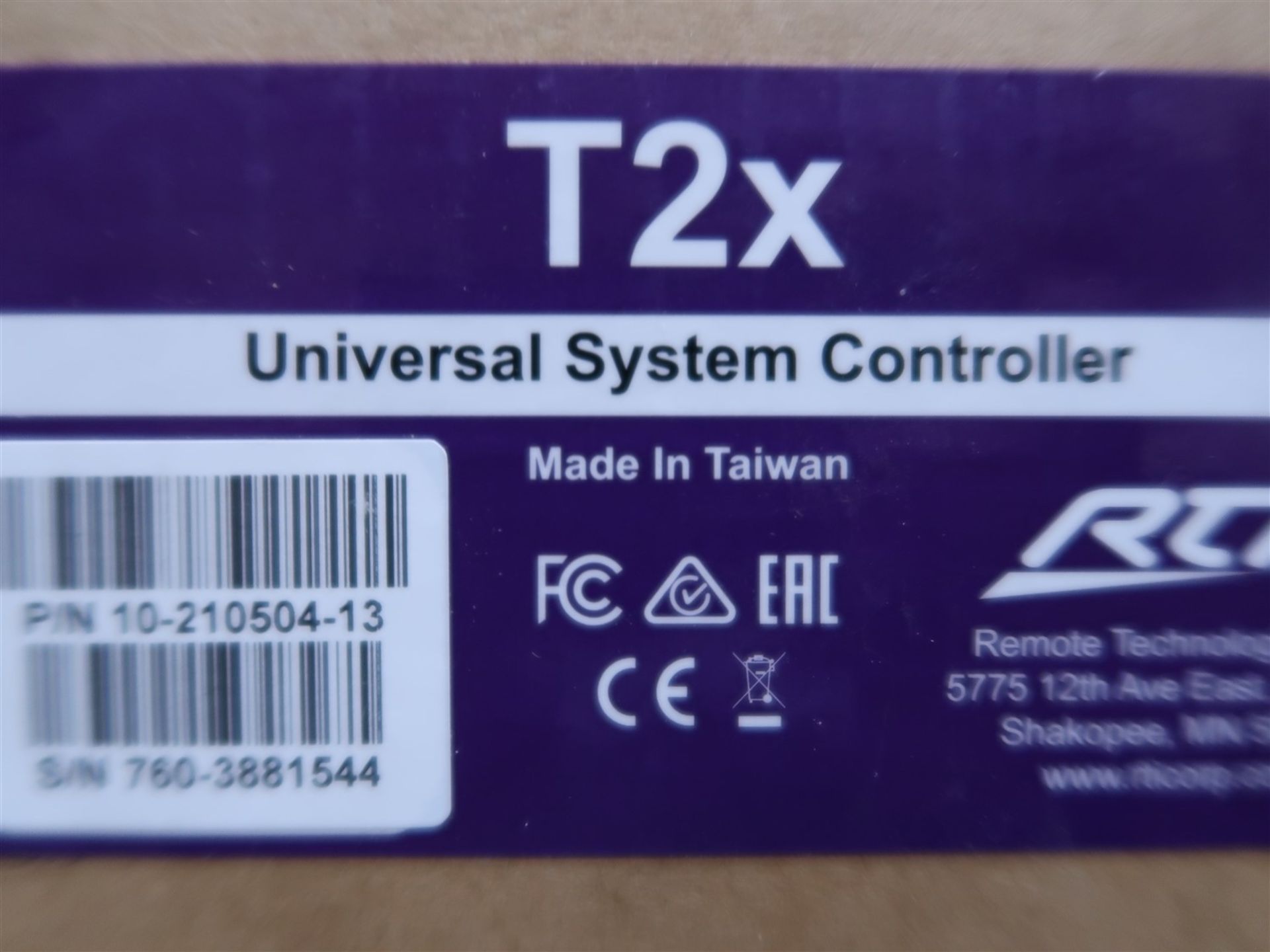 RTU T2X UNIVERSAL SYSTEM CONTROLLER, (BNIB) - Image 2 of 2