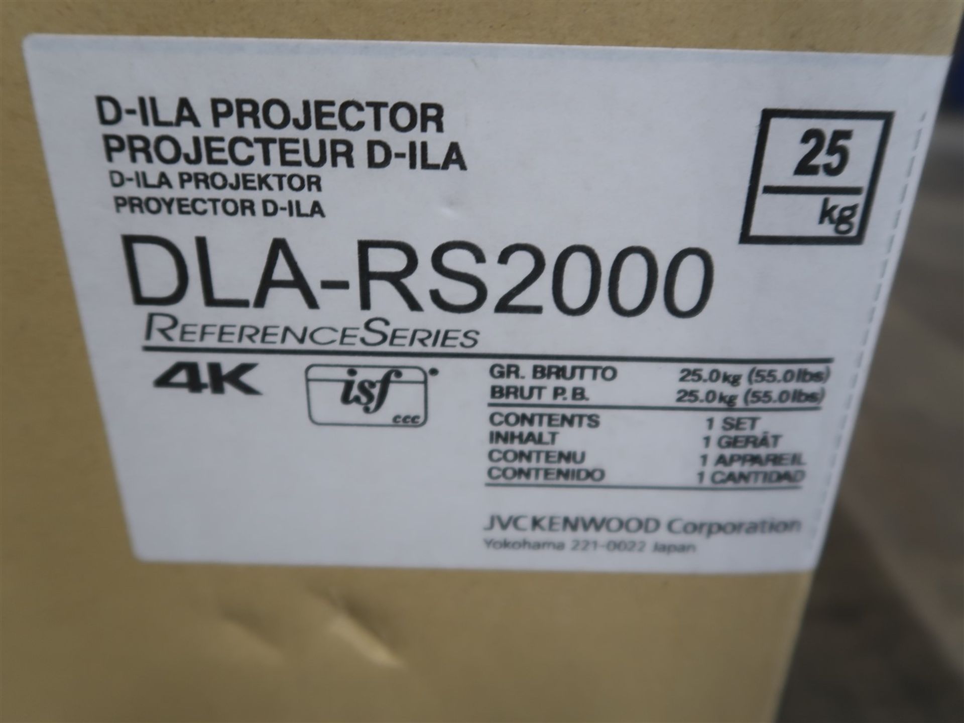 JVC D-ILA PROJECTOR, MOD. DLA-RS2000, HDMI, HDR, 4K, (BNIB) MSRP $9000 - Image 2 of 3