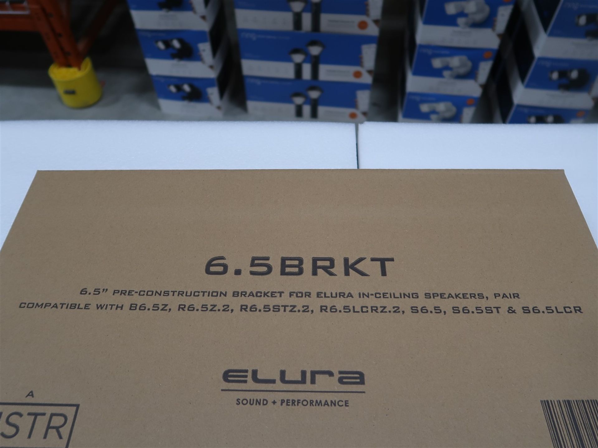 ELURA 6.5 BRKT 6.5 IN. PRE-CONSTRUCTION BRACKET FOR CEILING SPEAKERS, PAIR, (BNIB) - Image 2 of 2