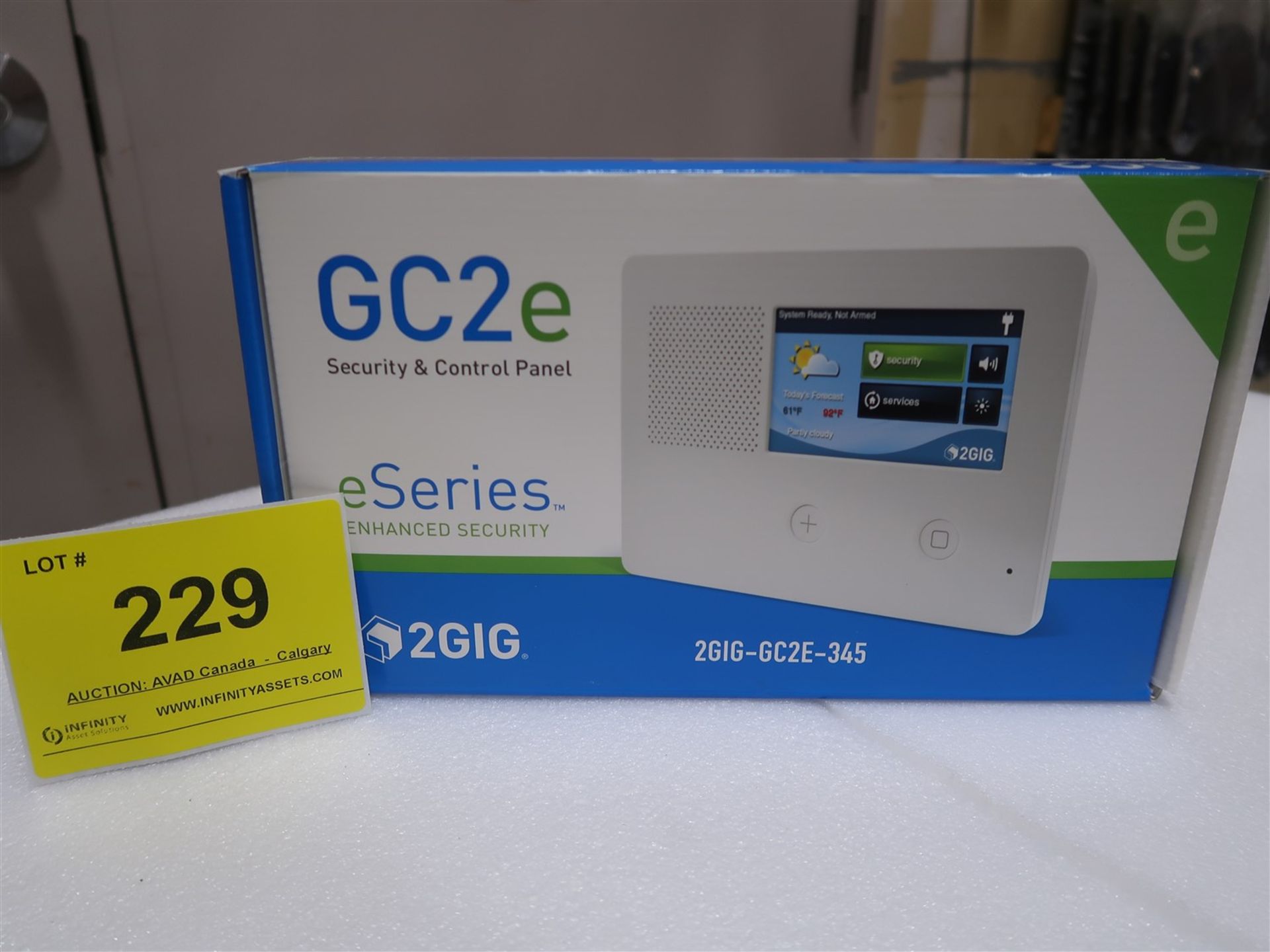 2 GIG GC2E-345 SECURITY CONTROL PANEL