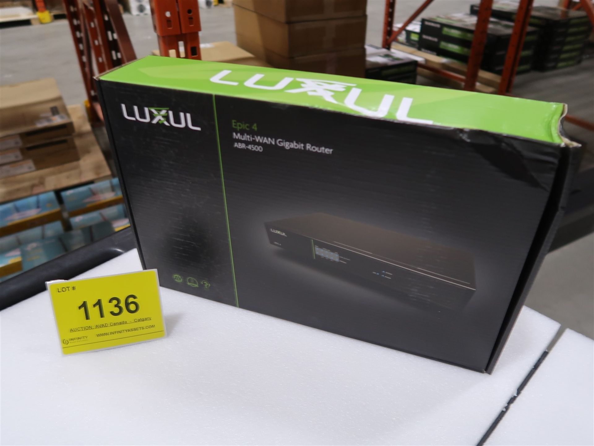 LUXUL EPIC 4 MULTI-WAN GIGABIT ROUTER ABR 4500, (BNIB) MSRP $375