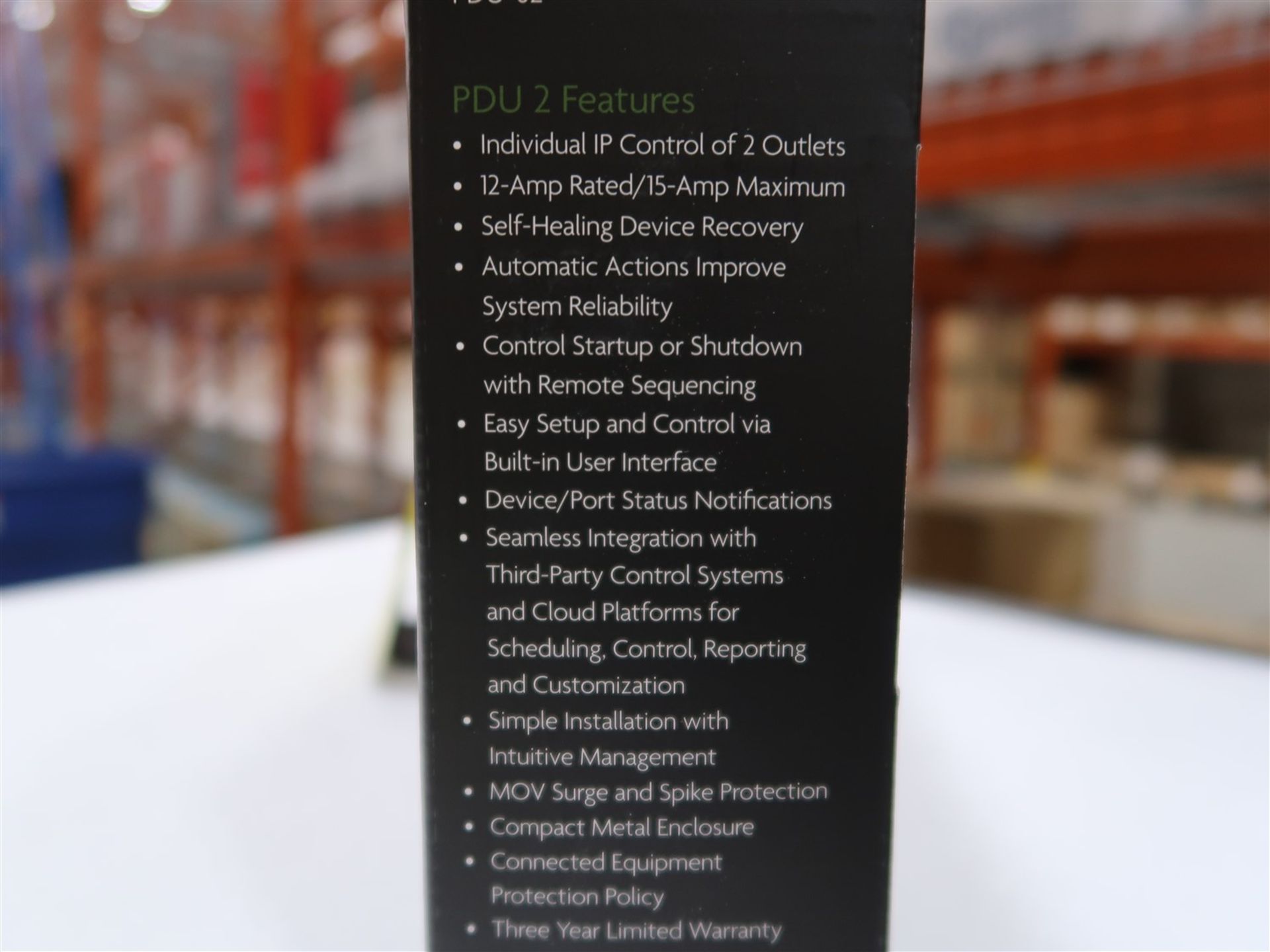 LUXUL PDU INTELLIGENT NETWORK POWER DISTRIBUTION UNIT, (BNIB) MSRP $285 - Image 3 of 3