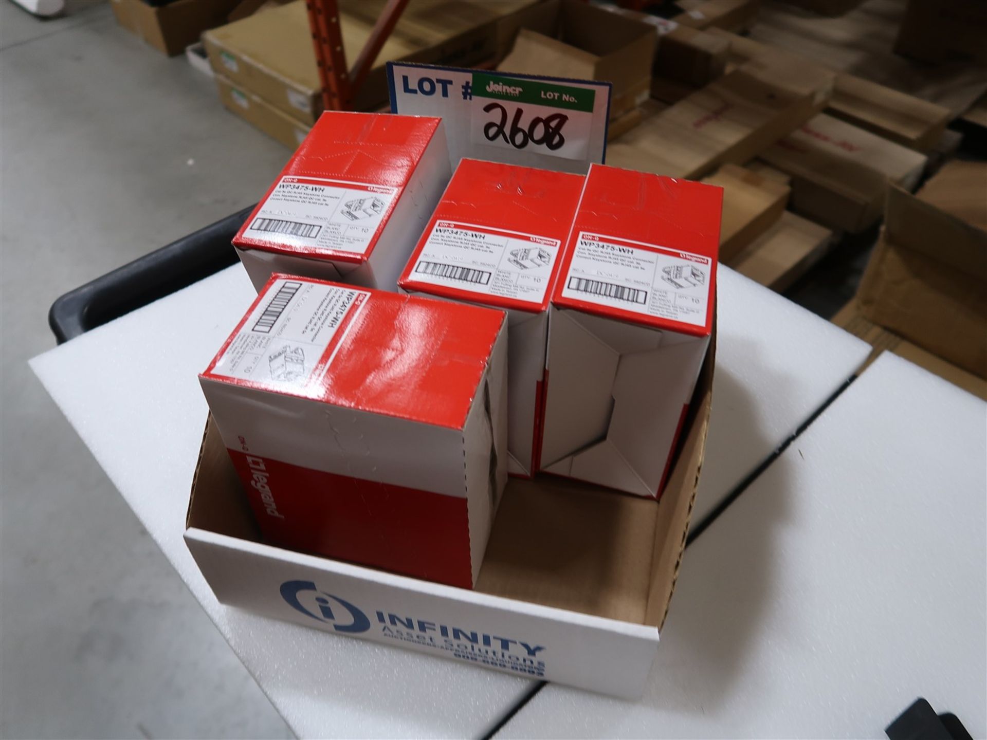 BOXES OF LEGRAND WP-3475-WH CATSE QCRJ45 KEYSTONE CONNECTOR 10 PER BOX