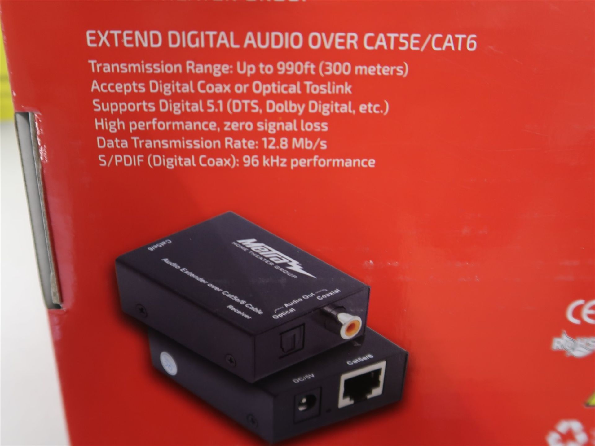 METRA DIGITAL AUDIO EXTENDER CS-C5DE, (BNIB) - Image 2 of 2