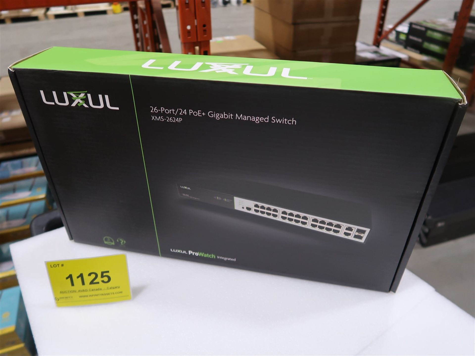 LUXUL 26 PORT/24 POE AND GIGABIT MANAGED SWITCH XMS-2624P, (BNIB) MSRP $1325