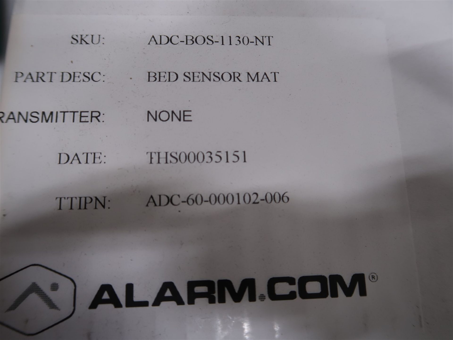 ALARM.COM BED SENSOR MAT PART #ADC-BOS-1130-NT (BNIB) - Image 2 of 2