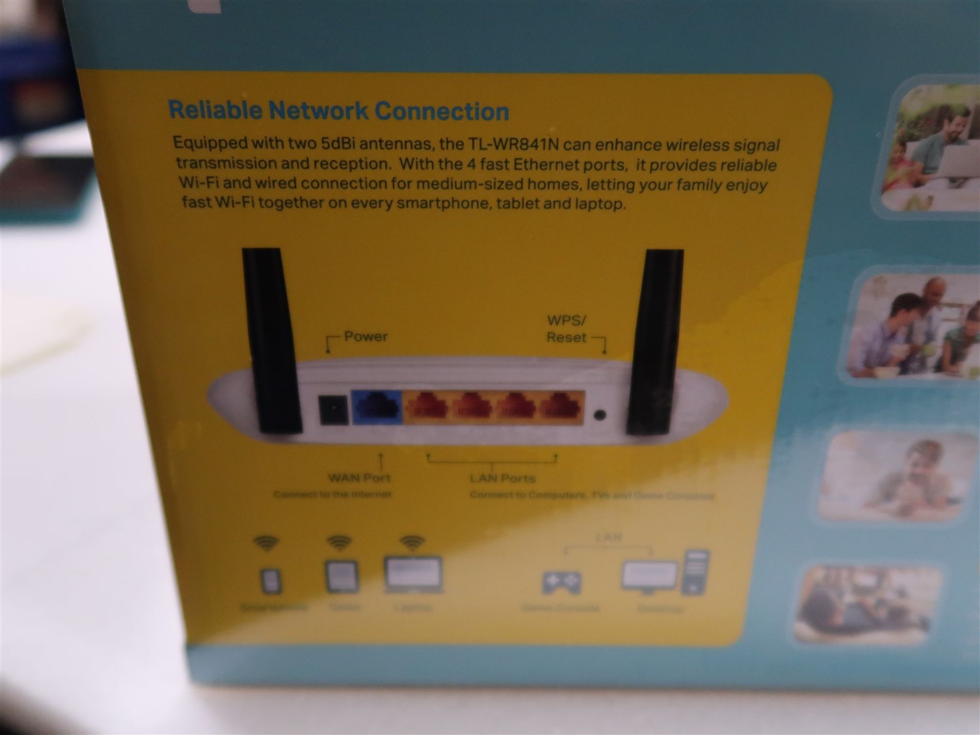 TP-LINK 300 MBPS WIRELESS N ROUTER TL-WR841N, (BNIB) - Image 2 of 2