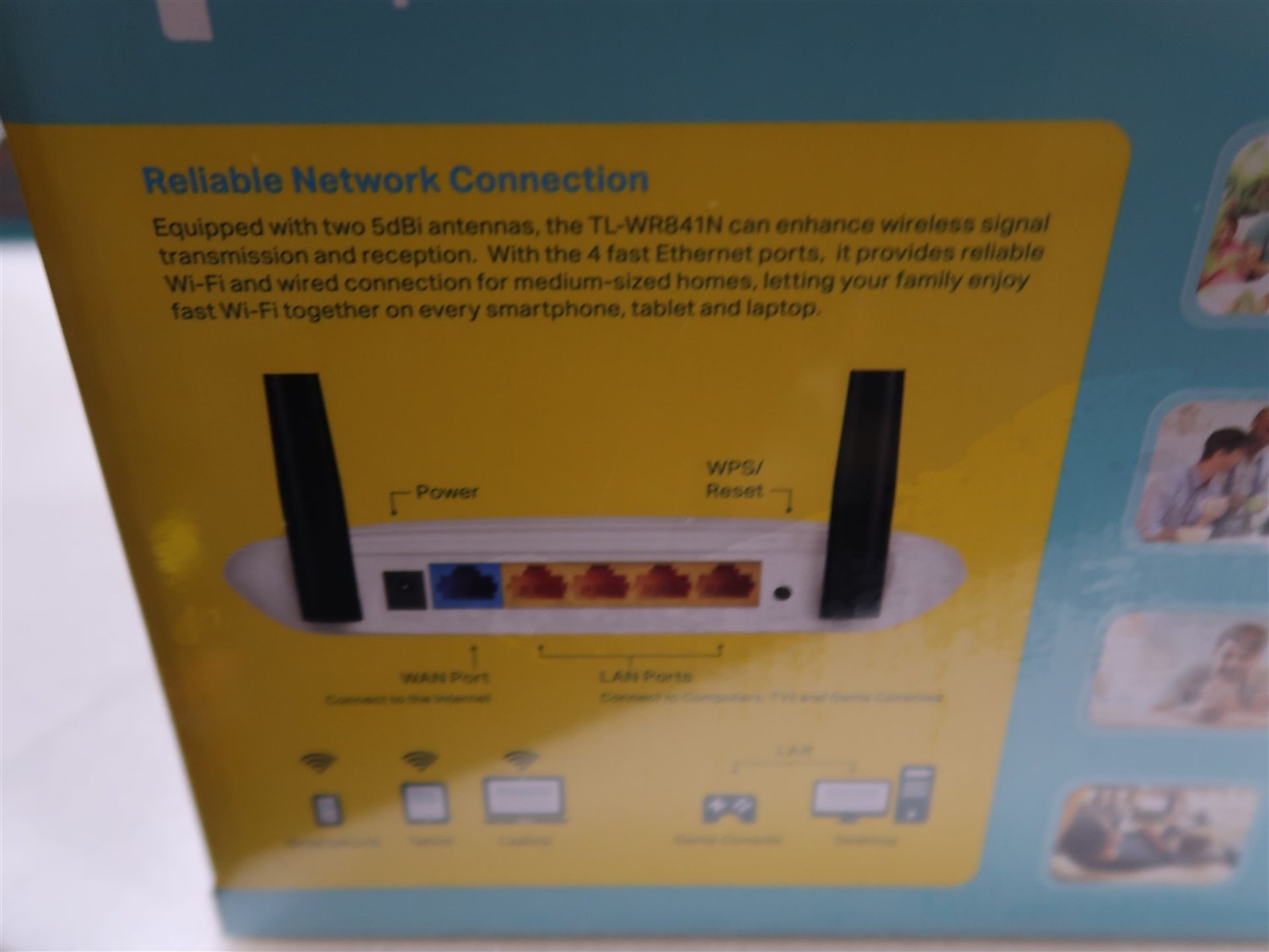 TP-LINK 300 MBPS WIRELESS N ROUTER TL-WR841N, (BNIB) - Image 2 of 2