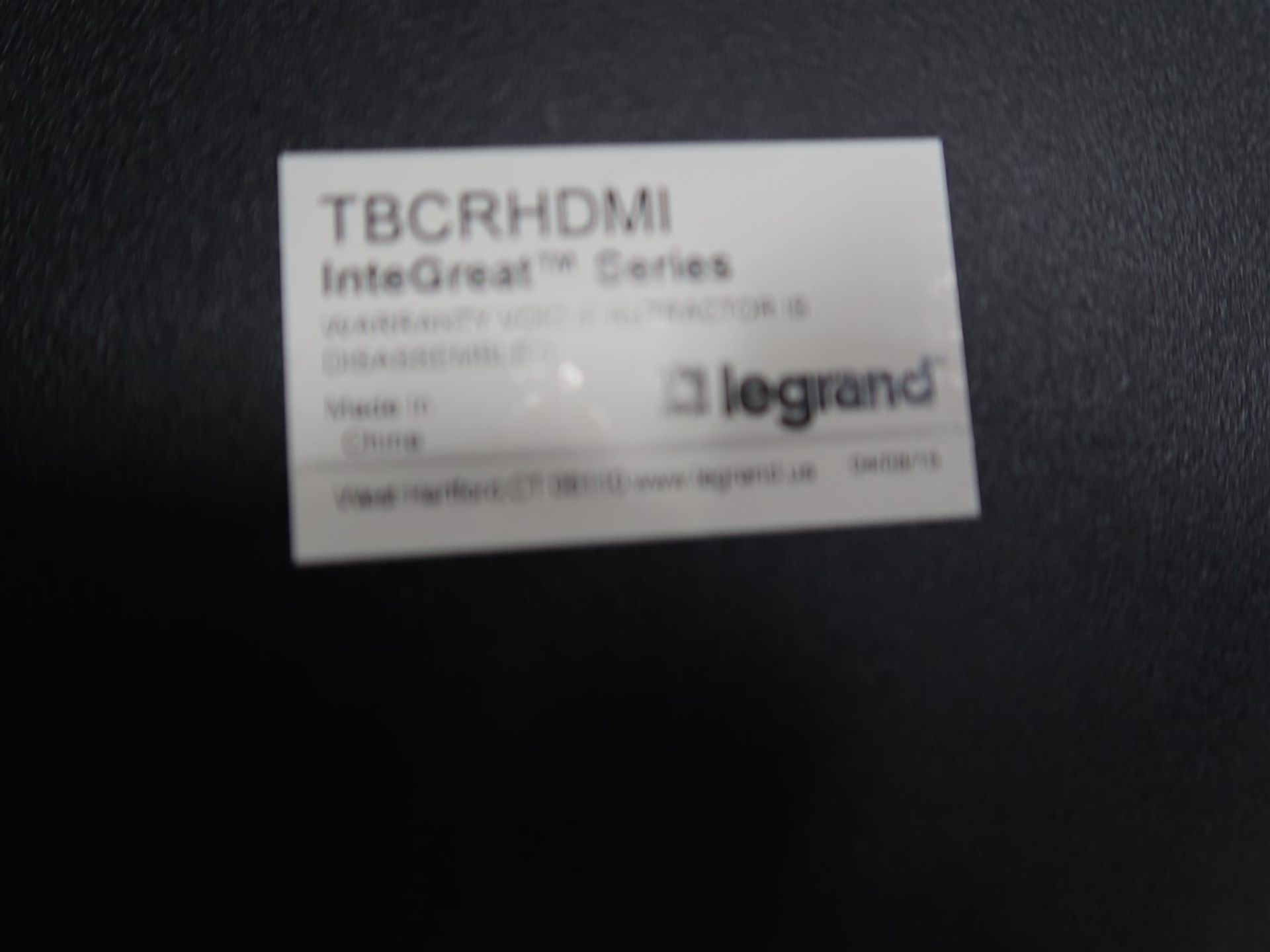 LEGRAND TBCRHDMI RETRACTOR CASSETTE - Image 2 of 2