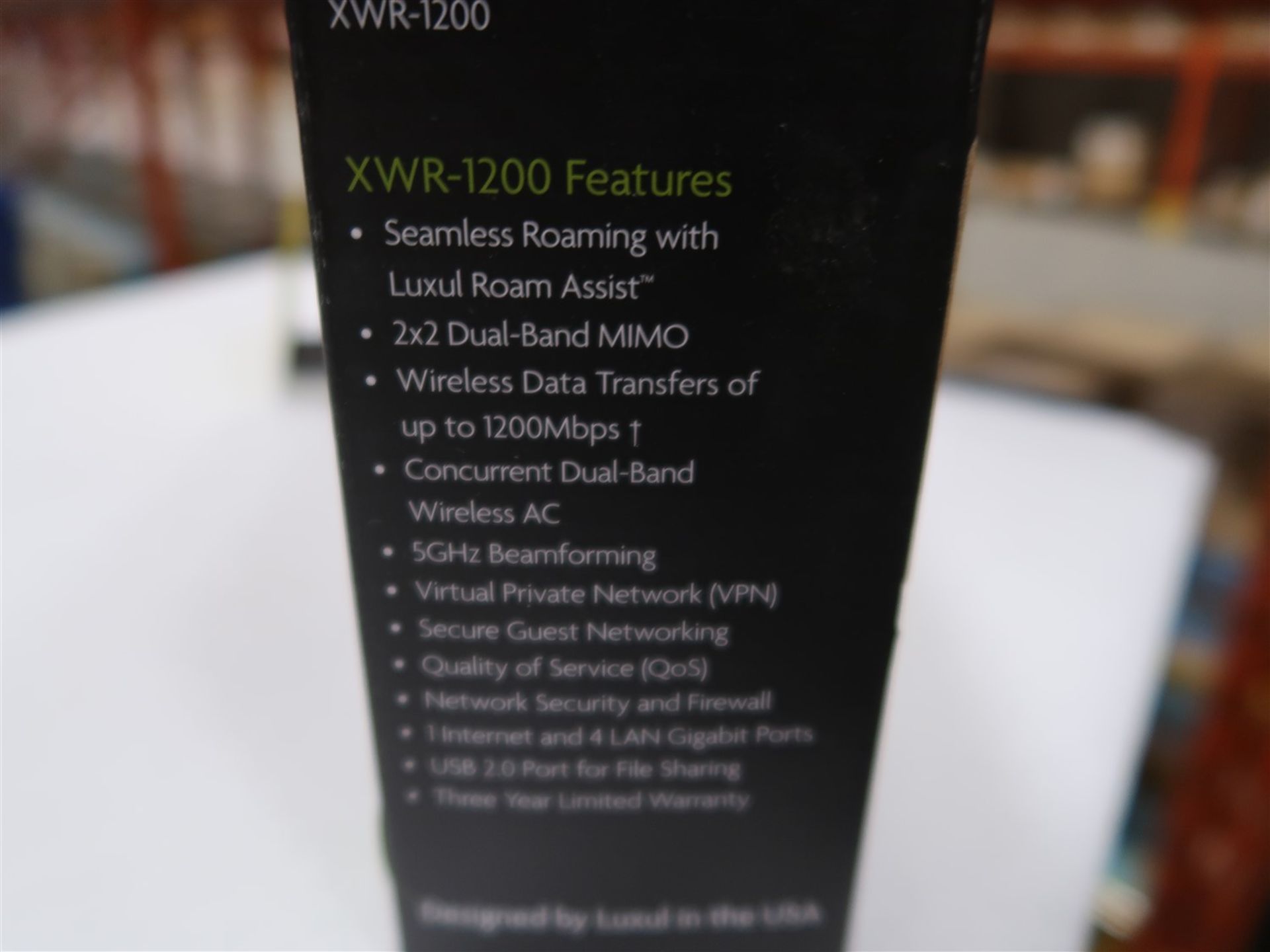 LUXUL DUAL BAND AC1200 GIGABIT ROUTER XWR-1200, (BNIB) MSRP $265 - Image 3 of 3