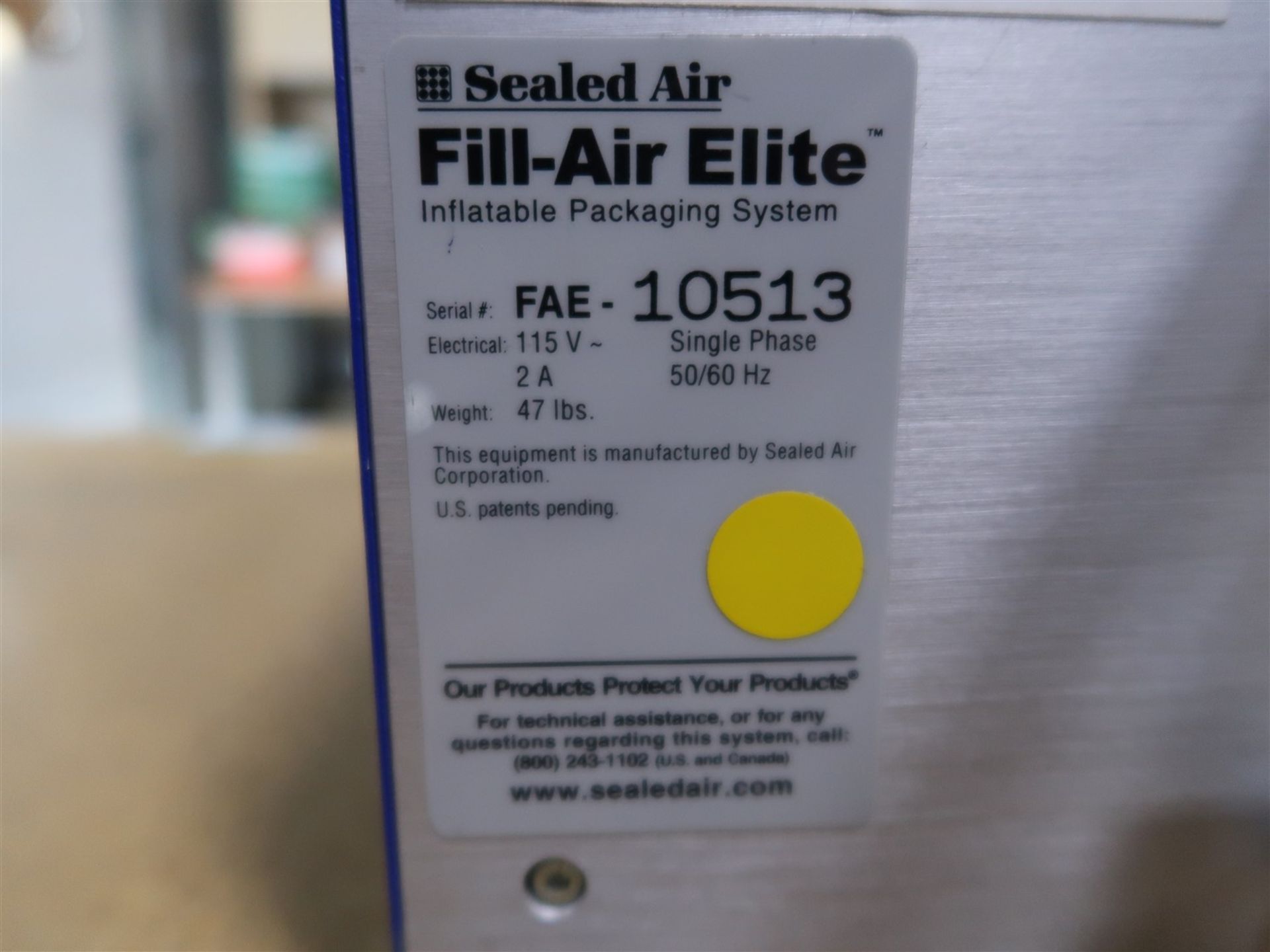 SEALED AIR FILL-AIR ELITE INFLATABLE PACKAGING SYSTEM - Image 4 of 4